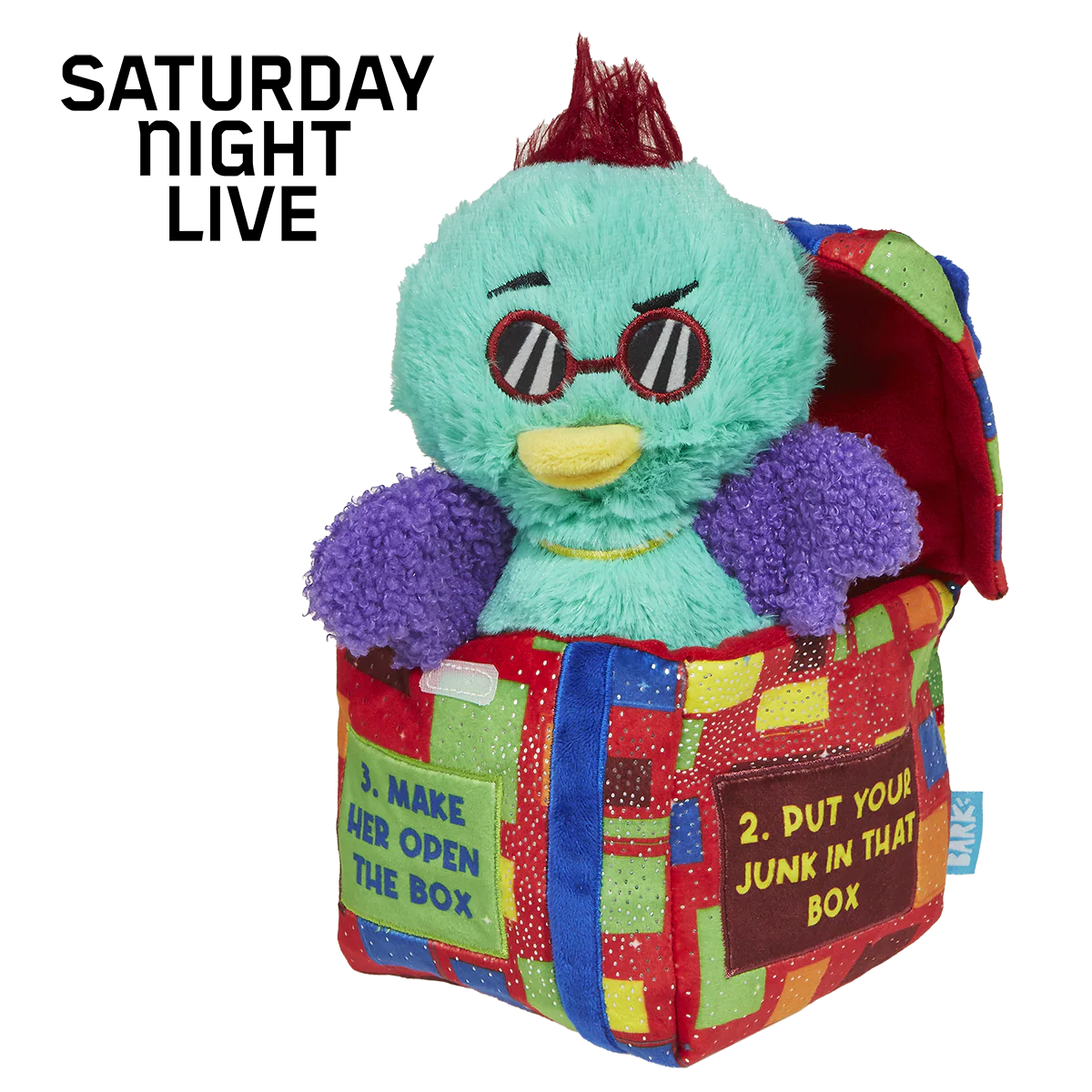 Saturday Night Live: Duck in A Box Plush Multi-Part + Enrichment Dog Toy