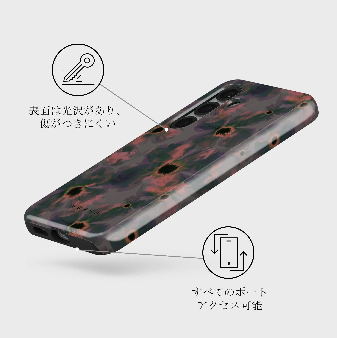 Volcanic Garden - Samsung Galaxy S25 ケース