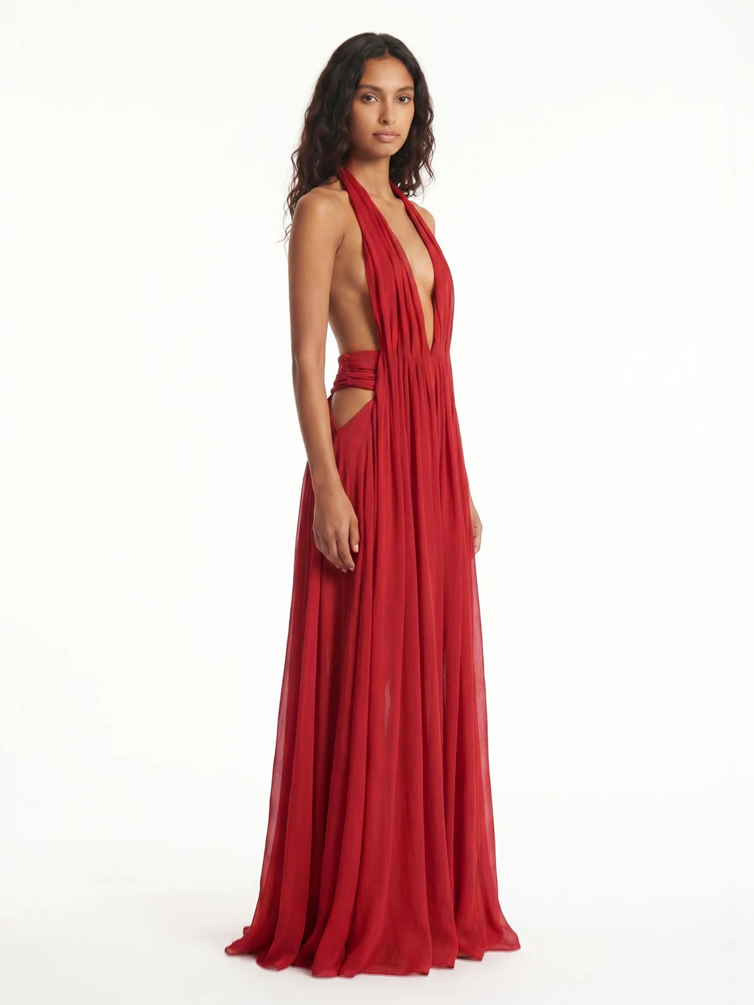 Eternal Plunge Maxi Dress