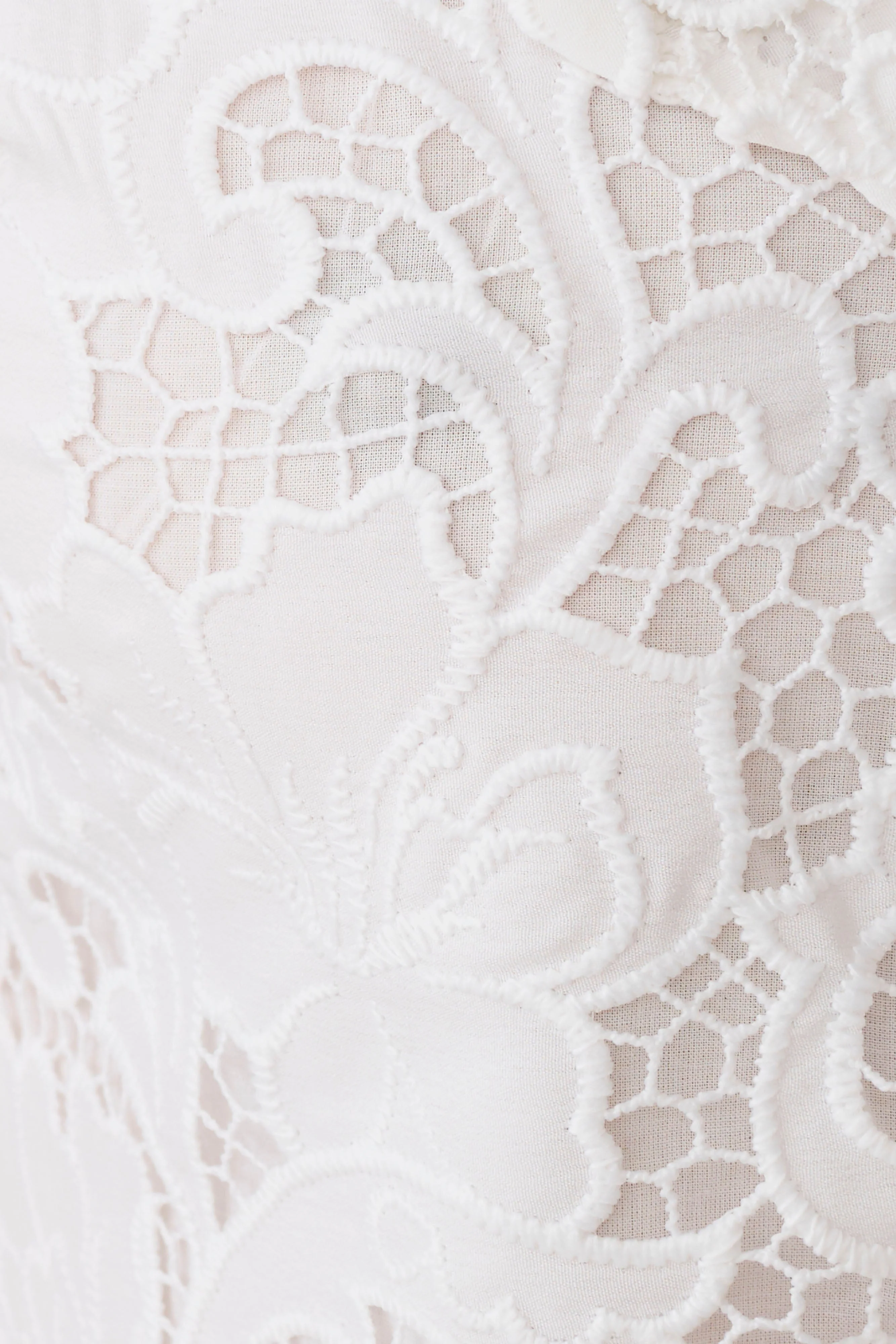 Tessa Broderie Mini Skirt - White