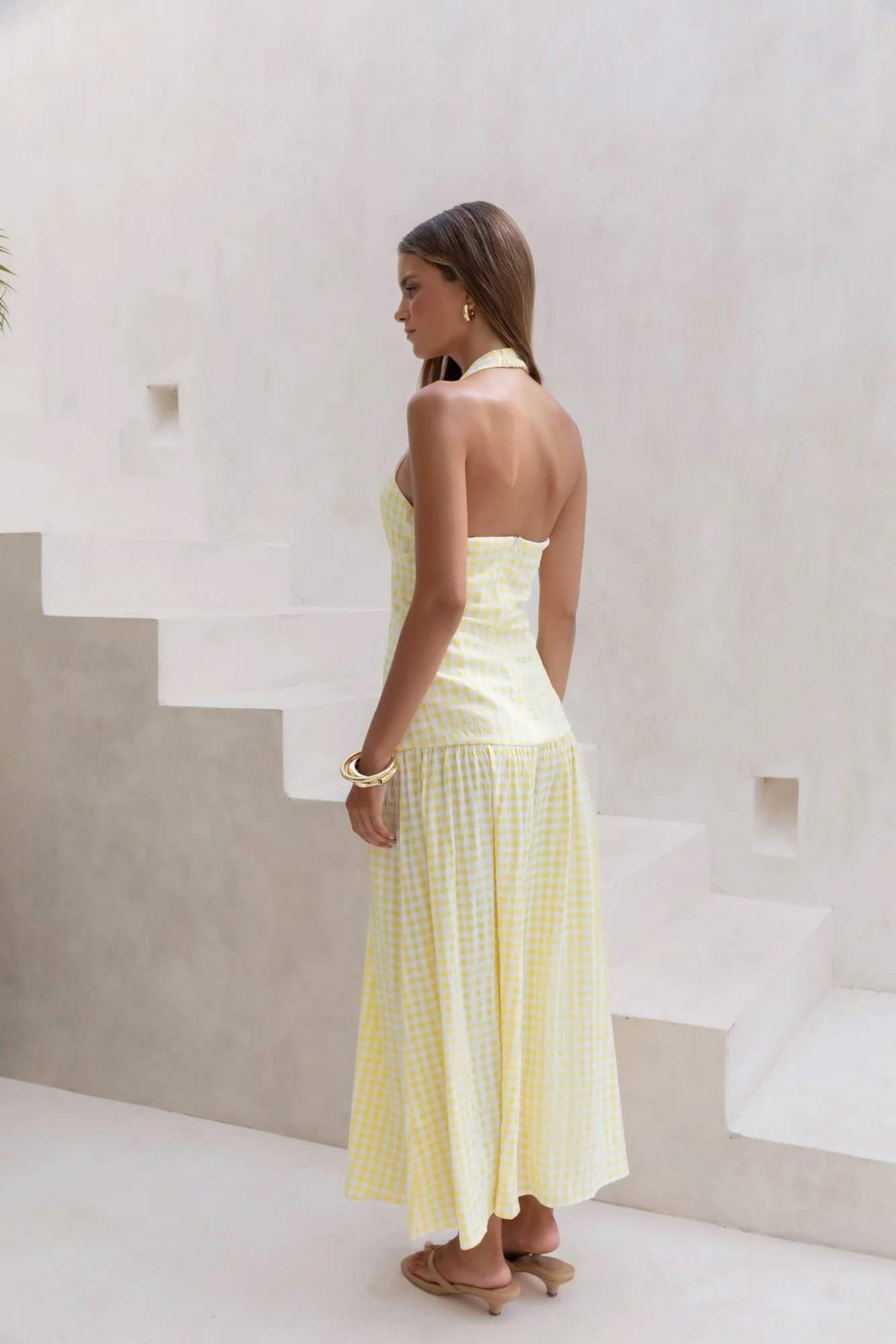 Calling Your Name Maxi Dress Yellow
