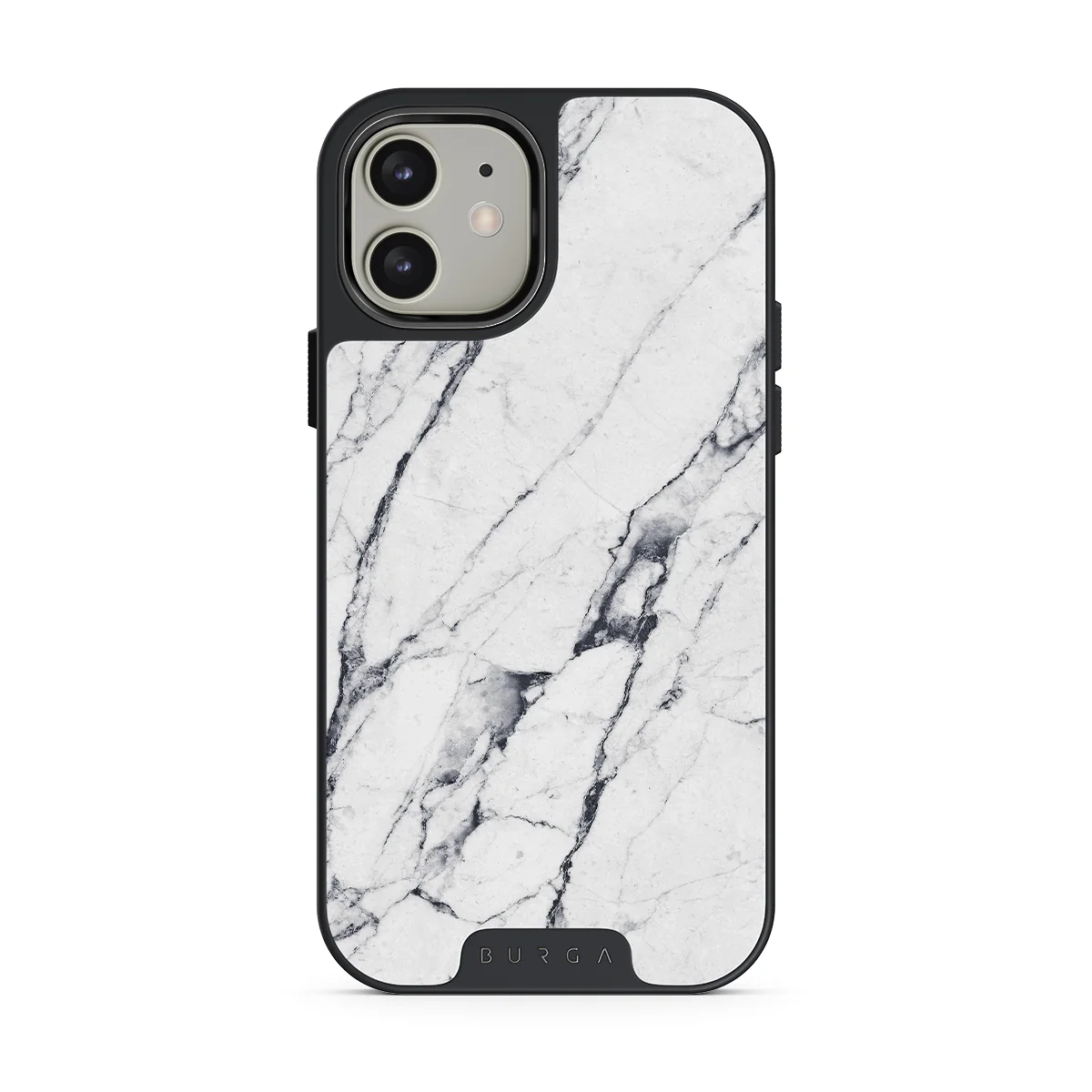 Satin White - Marble iPhone 12 ケース