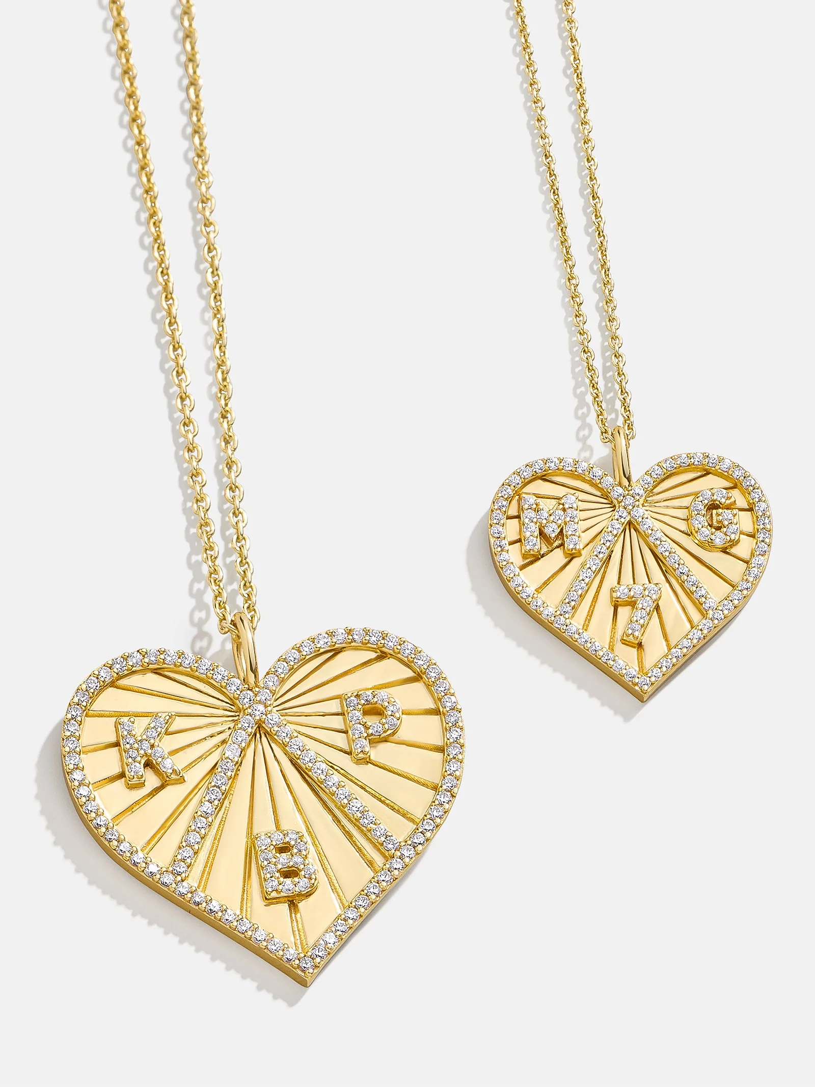 14K Gold Custom Heart Necklace