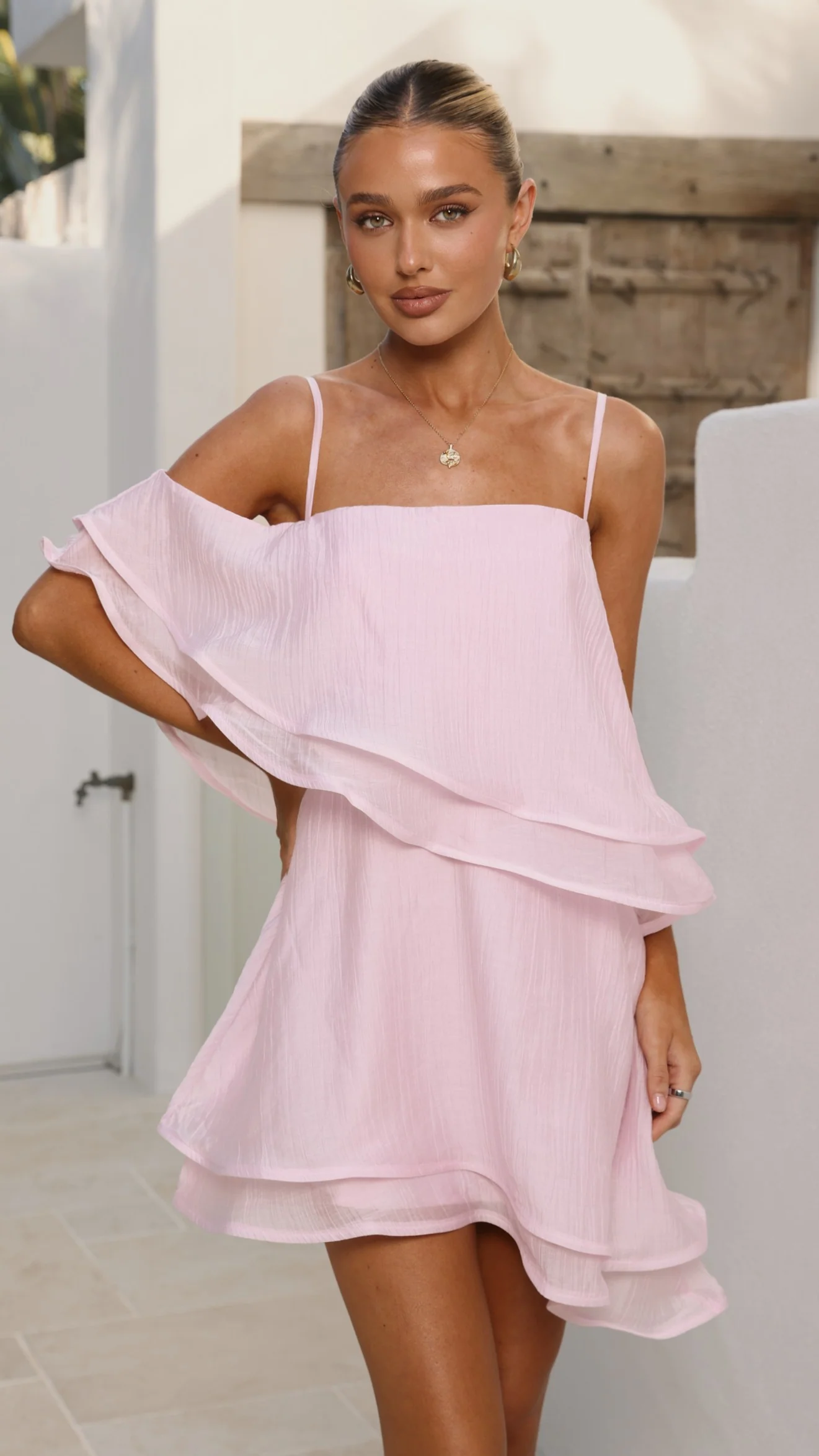 Elain Mini Dress - Pink