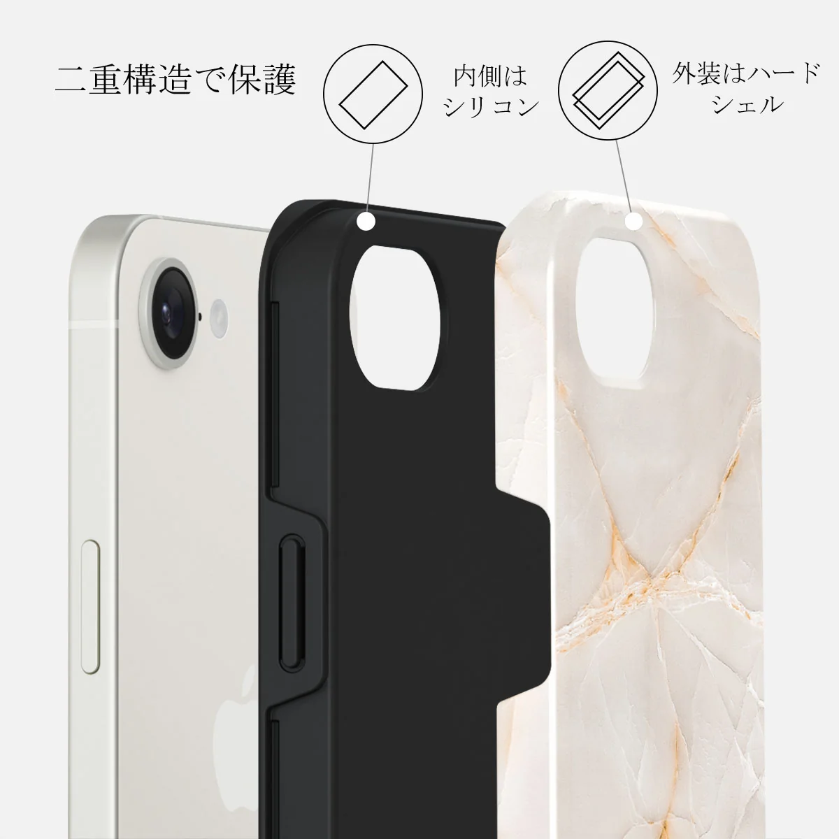 Vanilla Sand - iPhone 16e ケース