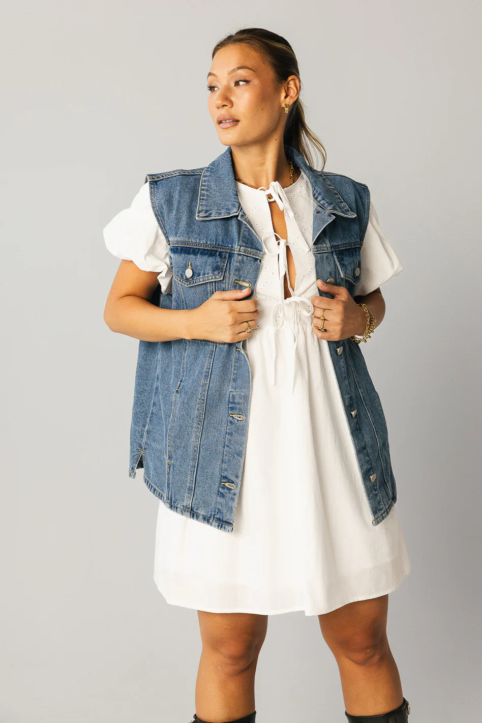 Penn Bow Mini Dress