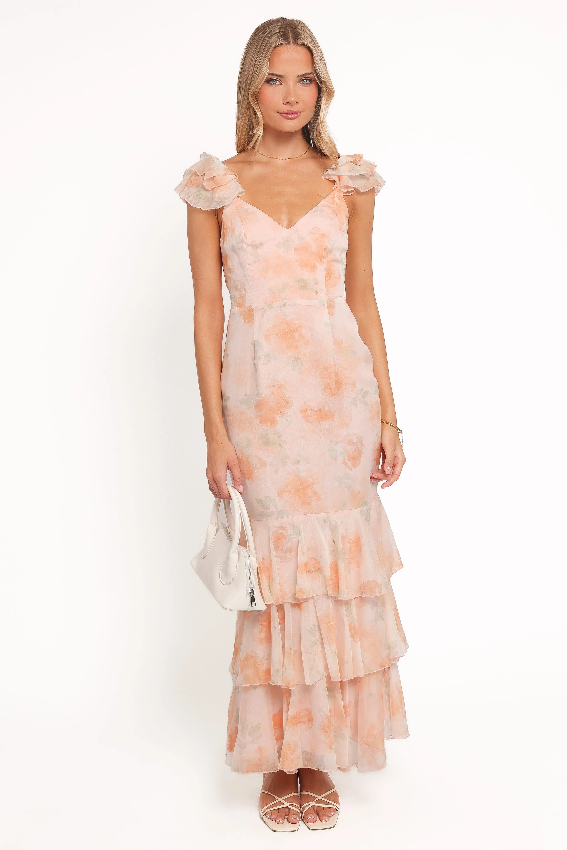 Lydia Maxi Dress - Pink Floral