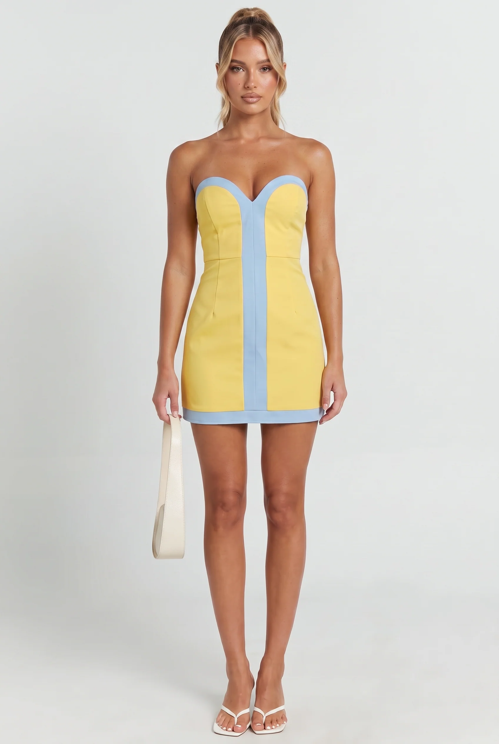 Sunset Sculpt Romper Mini Dress
