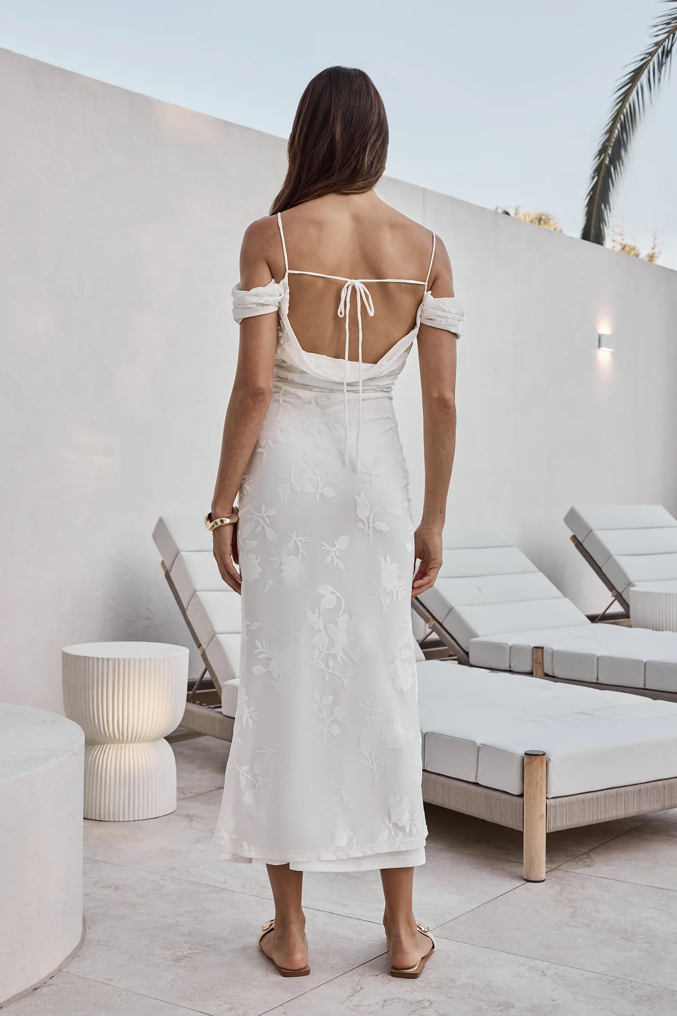 Tropical Tide Maxi Dress White - luluinthesky