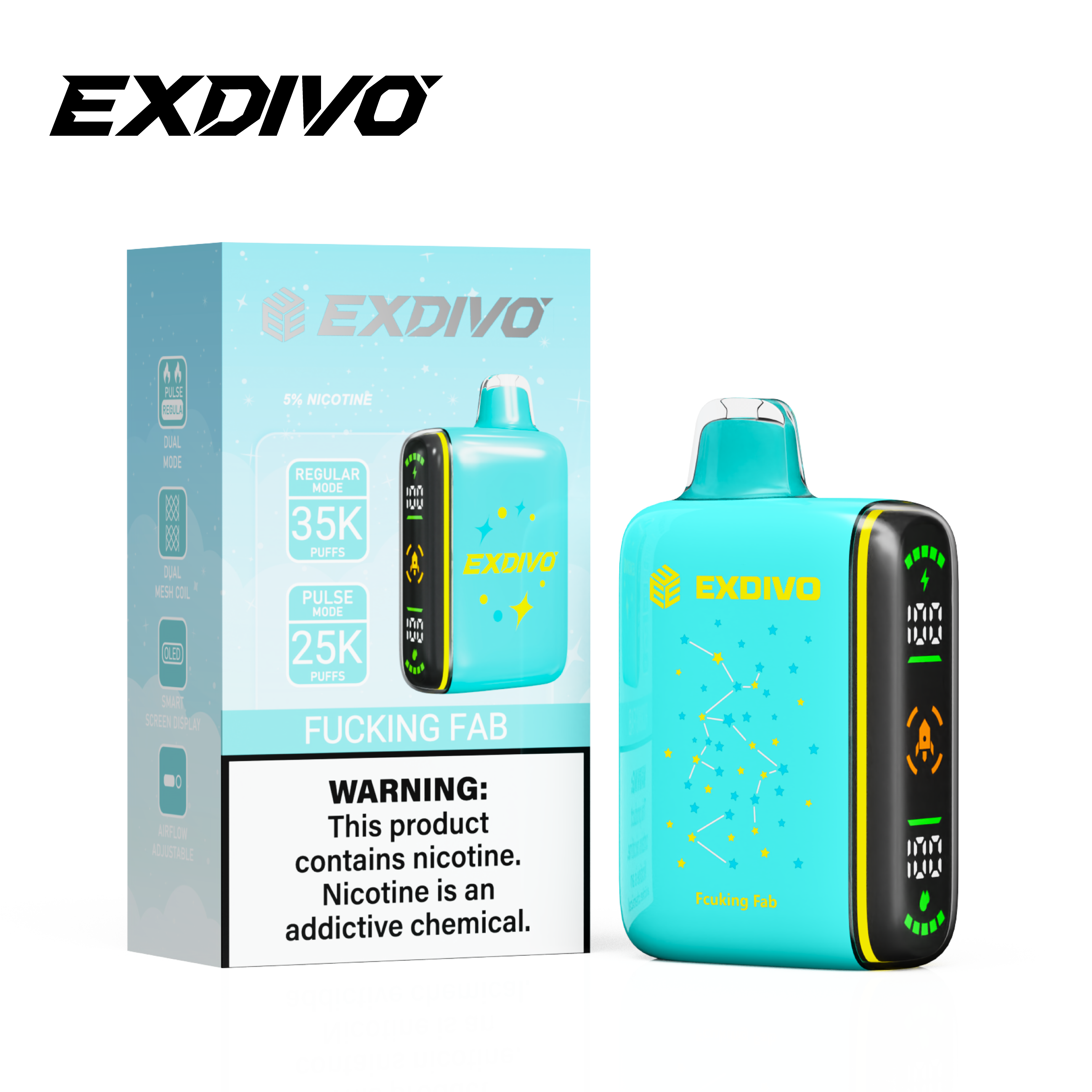 EXDIVO interstellar 35000 Puffs