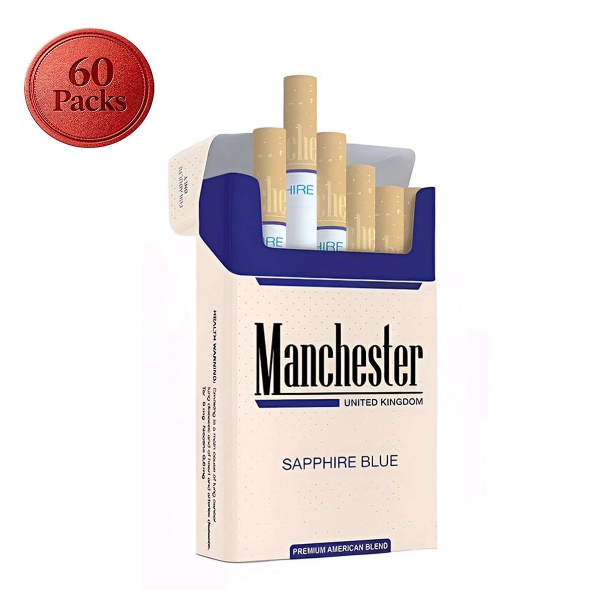 Manchester United Kingdom Sapphire Blue - 1 Carton (10 Packs) | Buy 5 Get 1 FREE