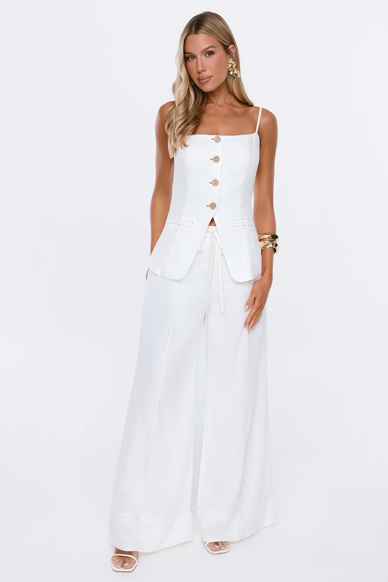 Hot Girl Mode Set White