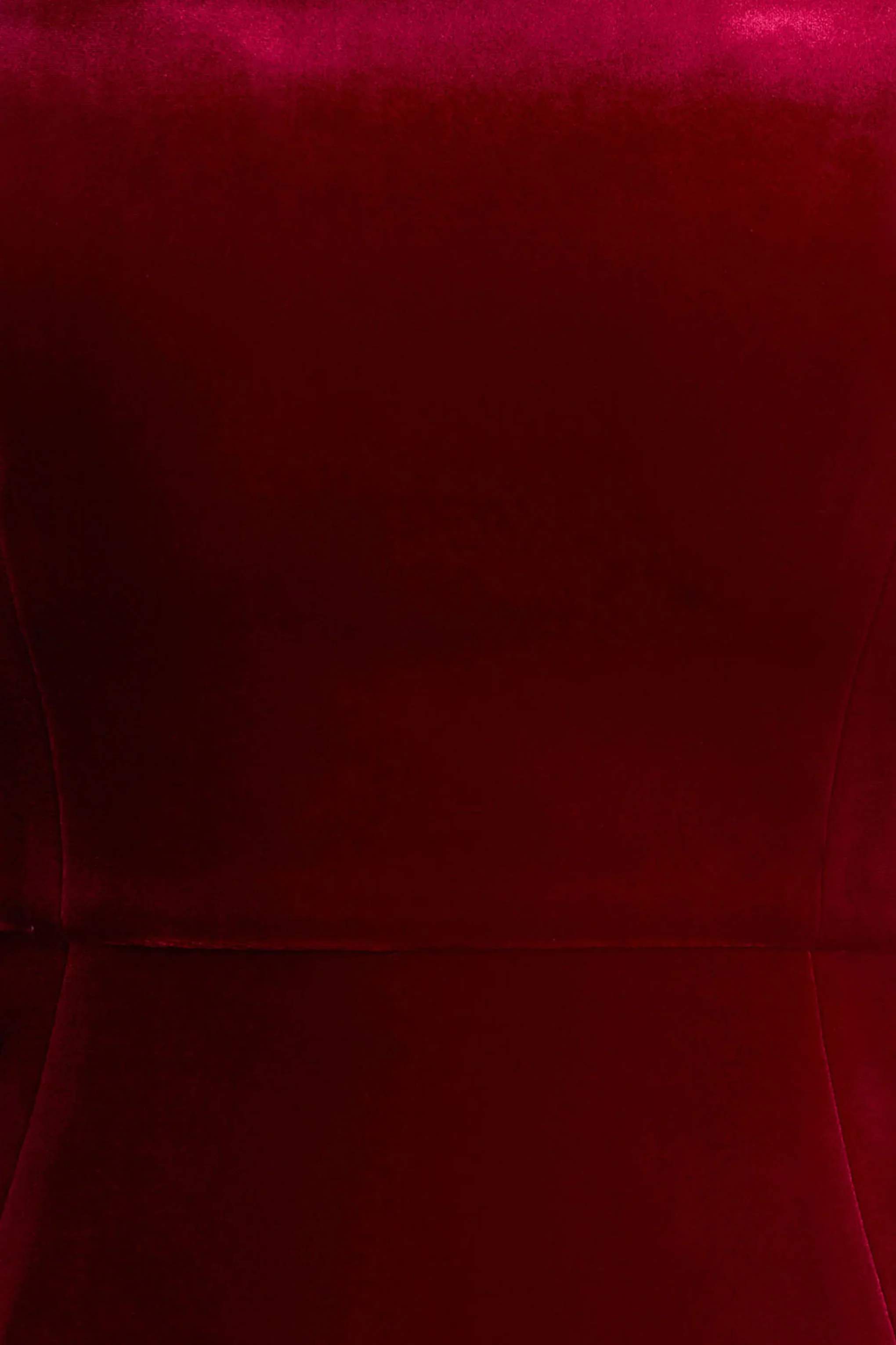 Irresistible | Burgundy Velvet Square-Neck Mini Dress