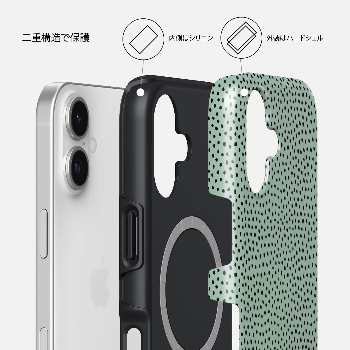 Mint Gelato - iPhone 17 ケース