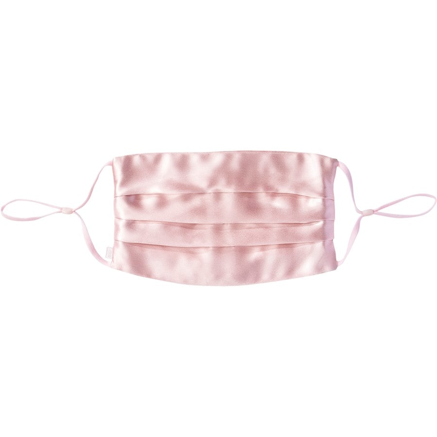 slip Face Coverings Osłona twarzy z czystego jedwabiu różowa