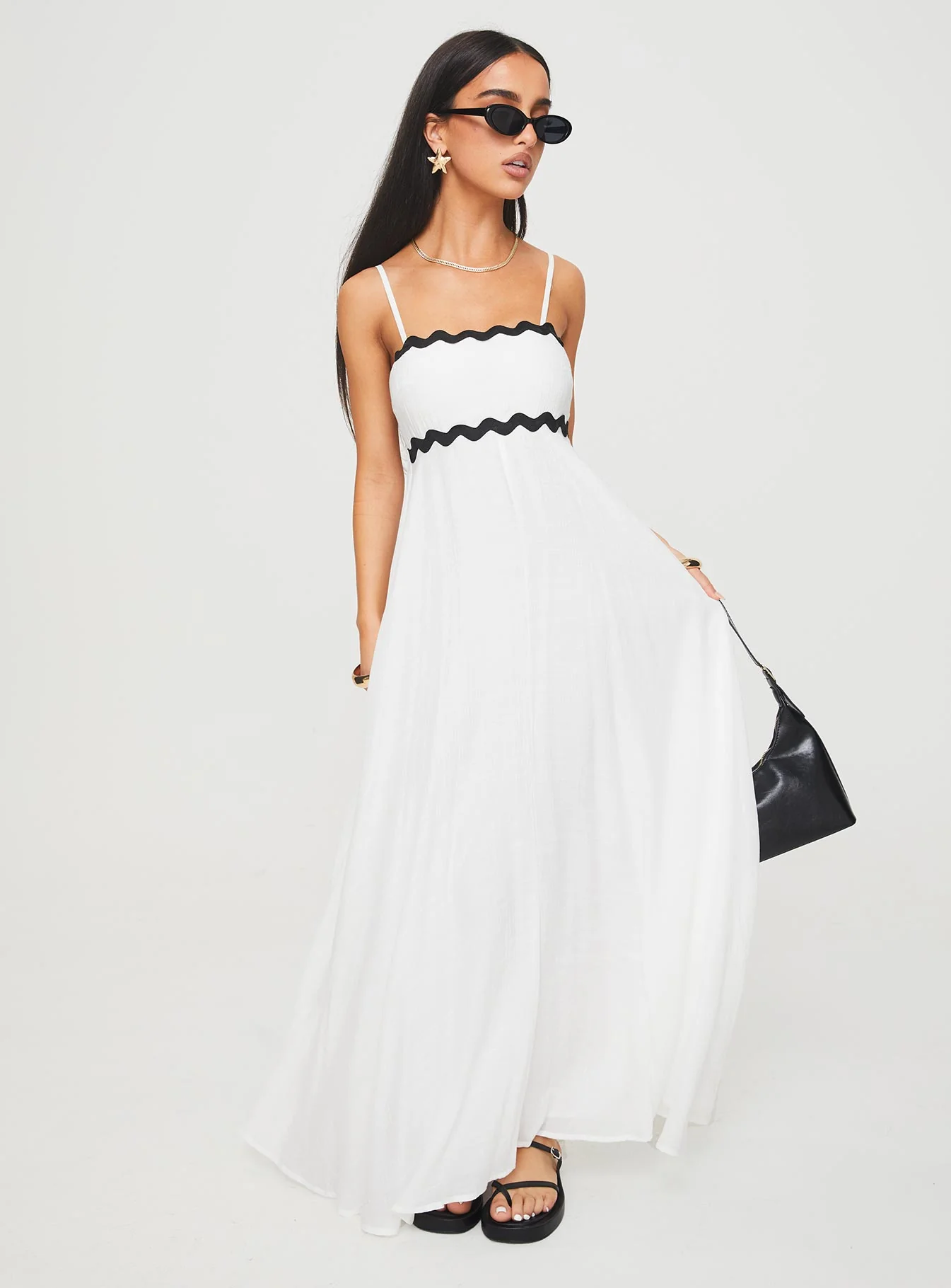 Croxetti Maxi Dress White - luluinthesky