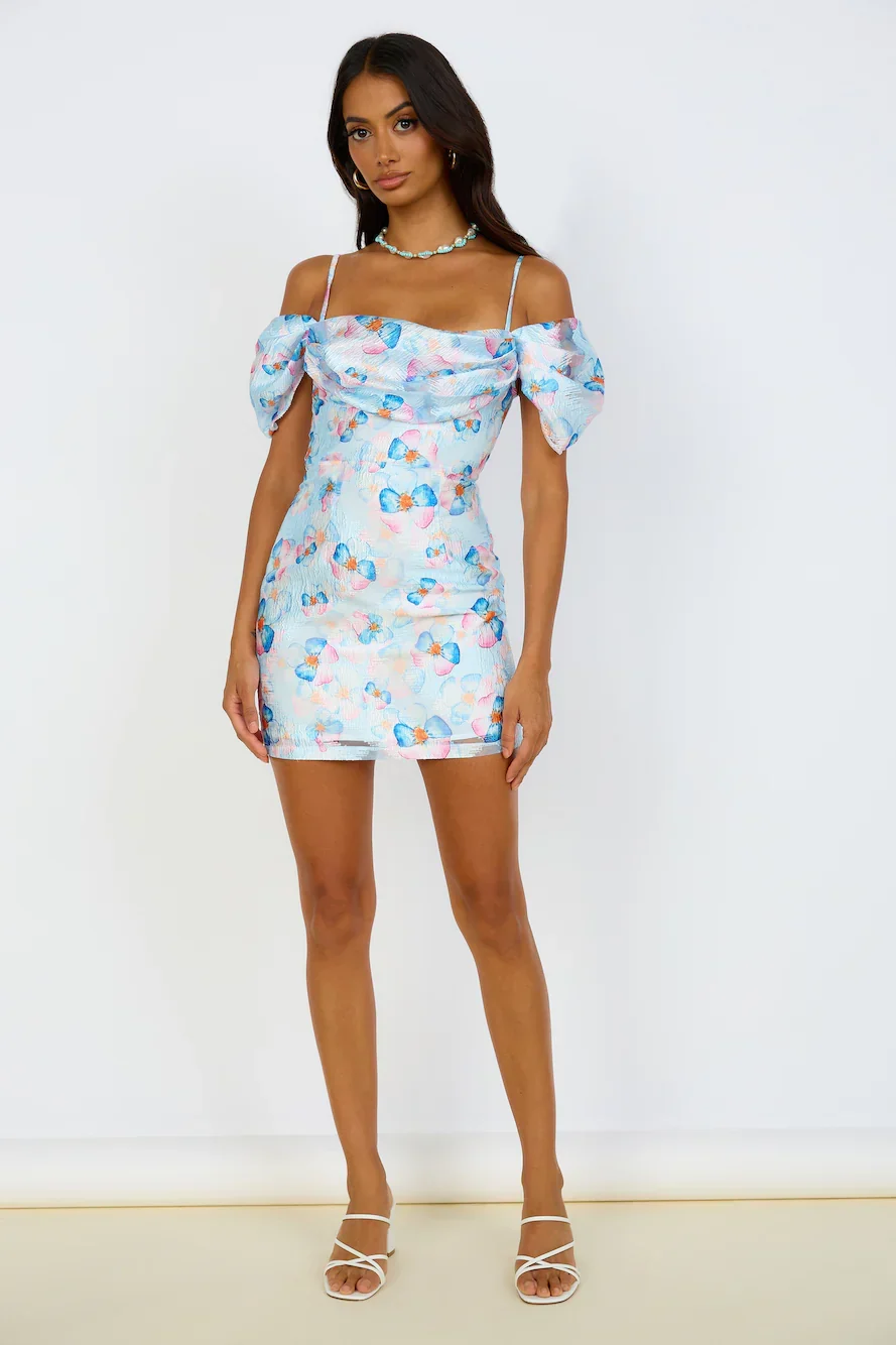 Take Me To Paris Dress Blue