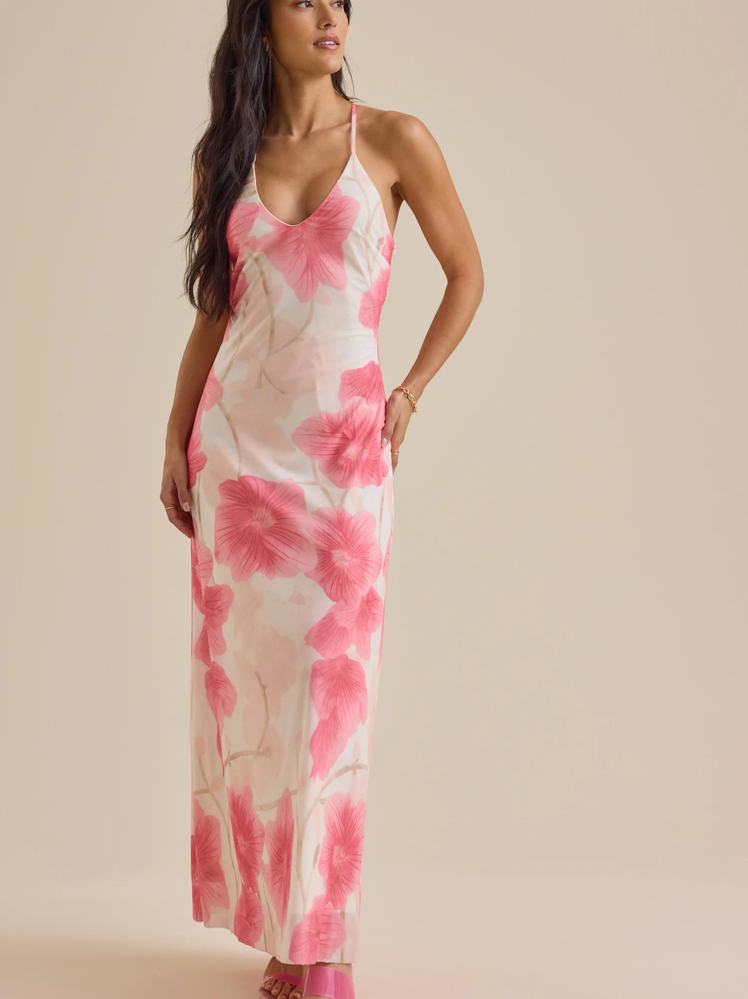 Kaitlee Floral Maxi Dress