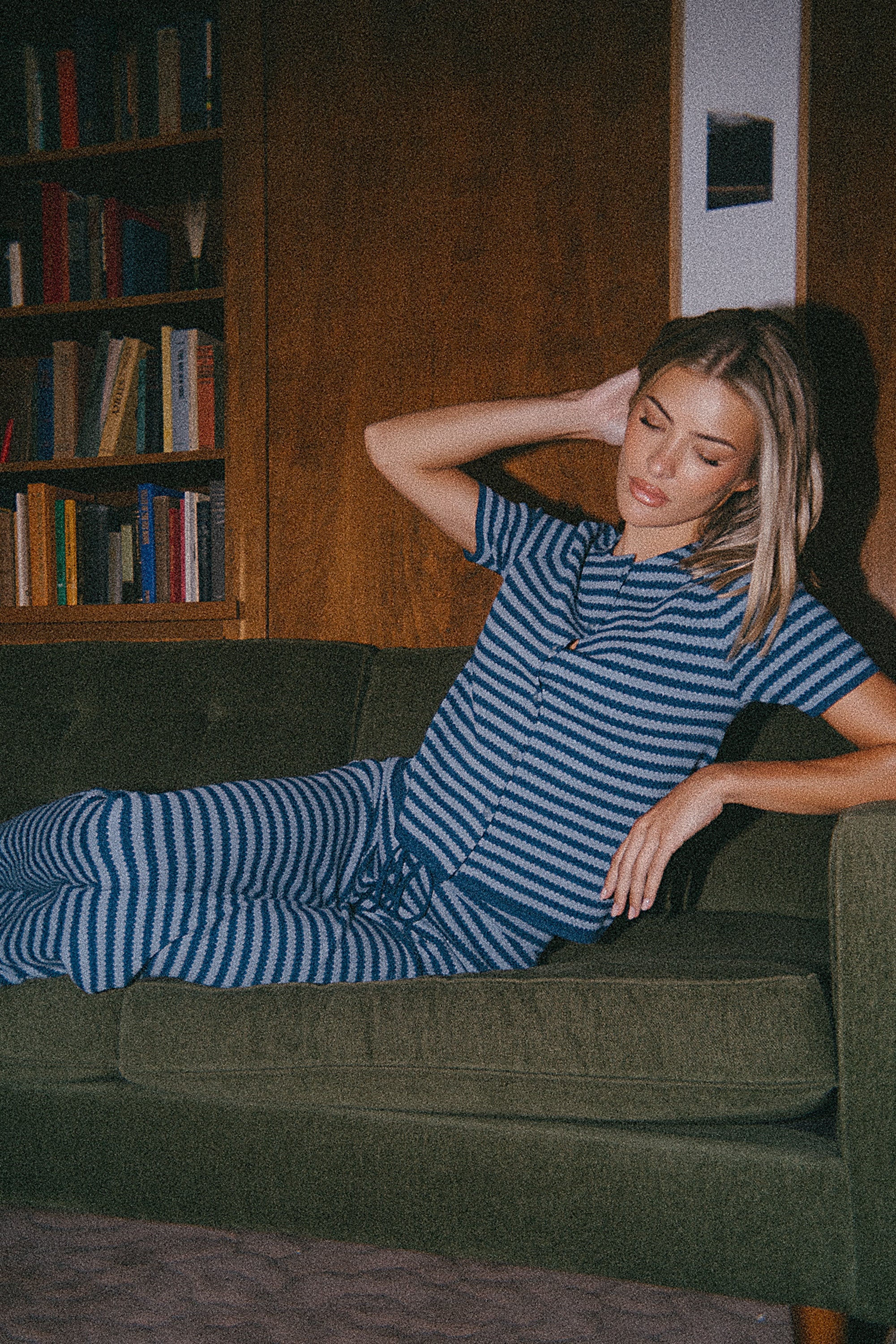 Ireland Striped Top in Blue