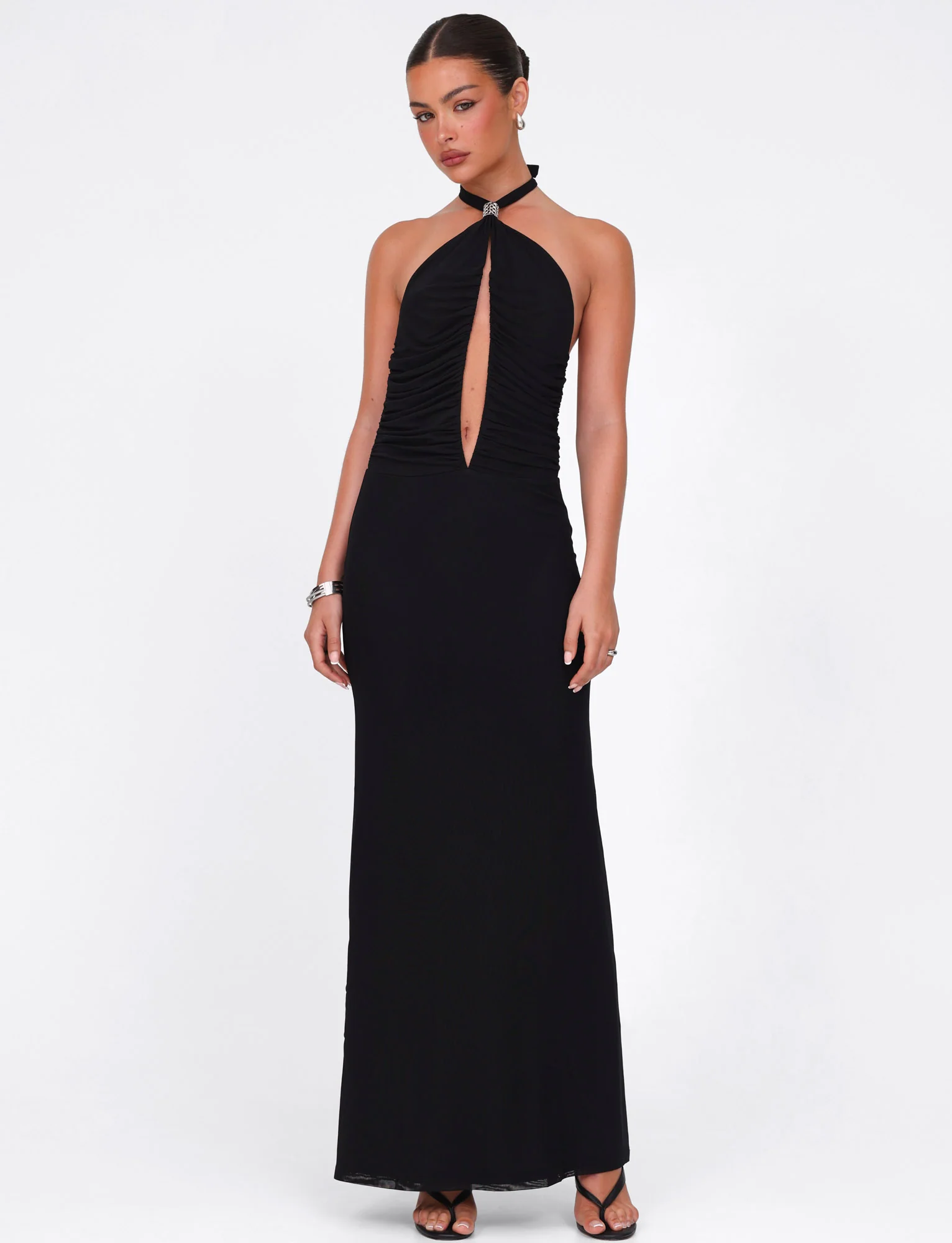 ZARA MAXI DRESS - BLACK
