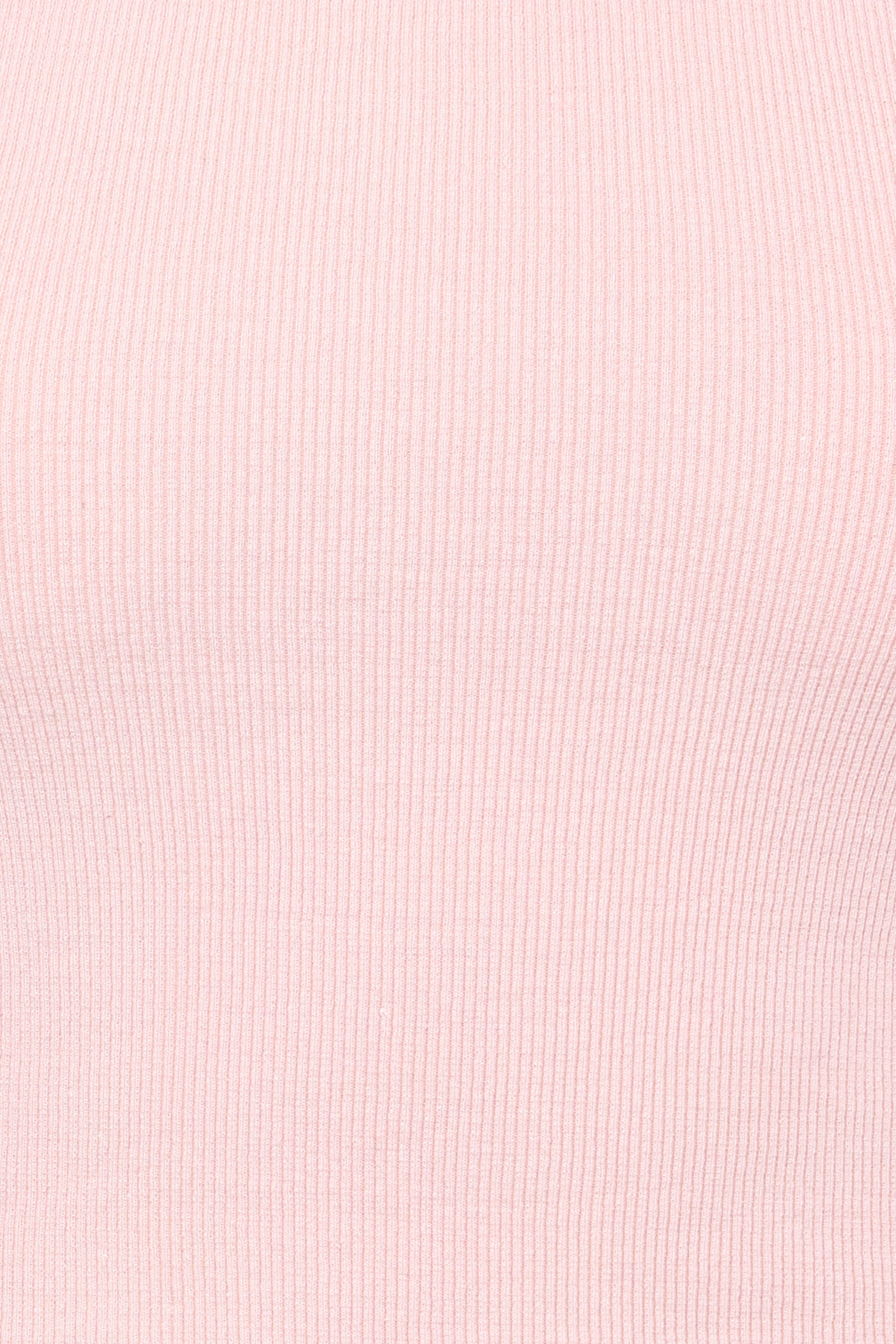 Ari Ribbed Tank Top - Petal Pink