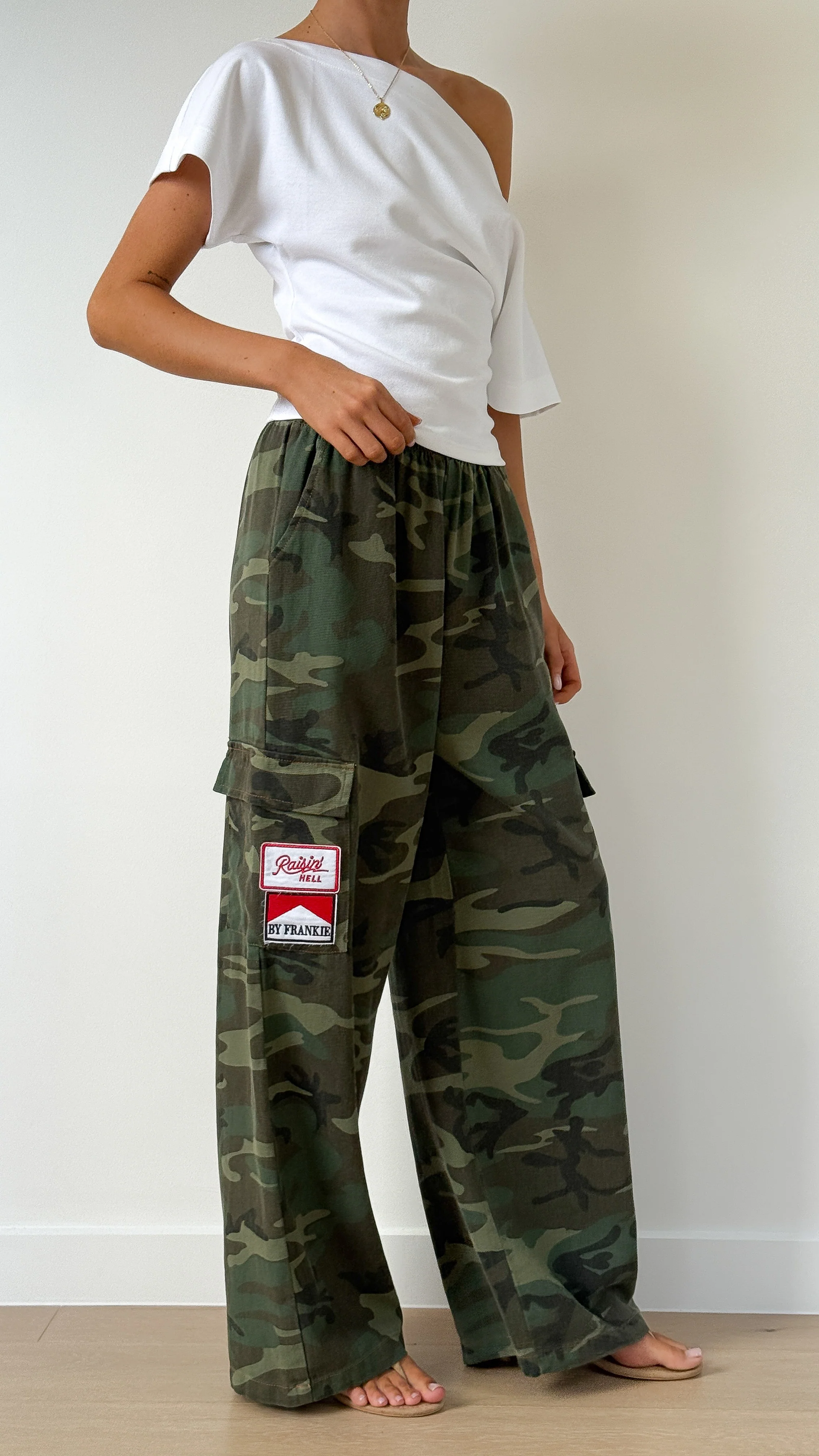 Jazzelle Cargo Pants - Dark Camo