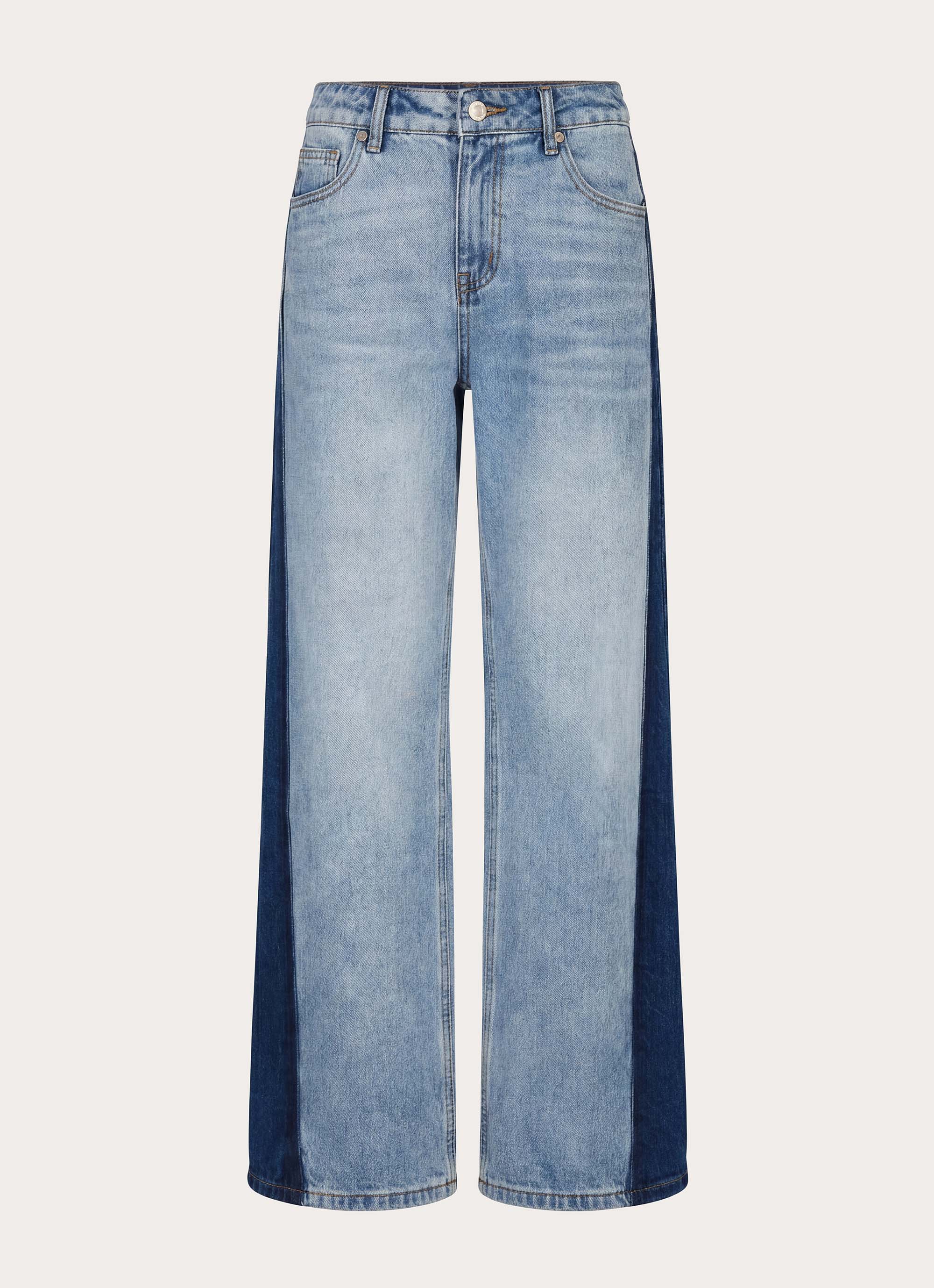 Lawrence Denim Jeans - Washed Blue - luluinthesky