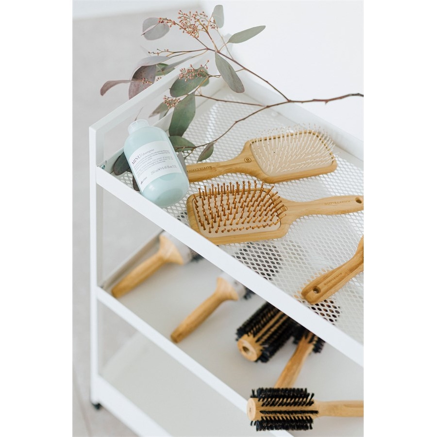 Olivia Garden Bamboo Touch Bambusowa szczotka do rozczesywania włosów z nylonowym włosiem