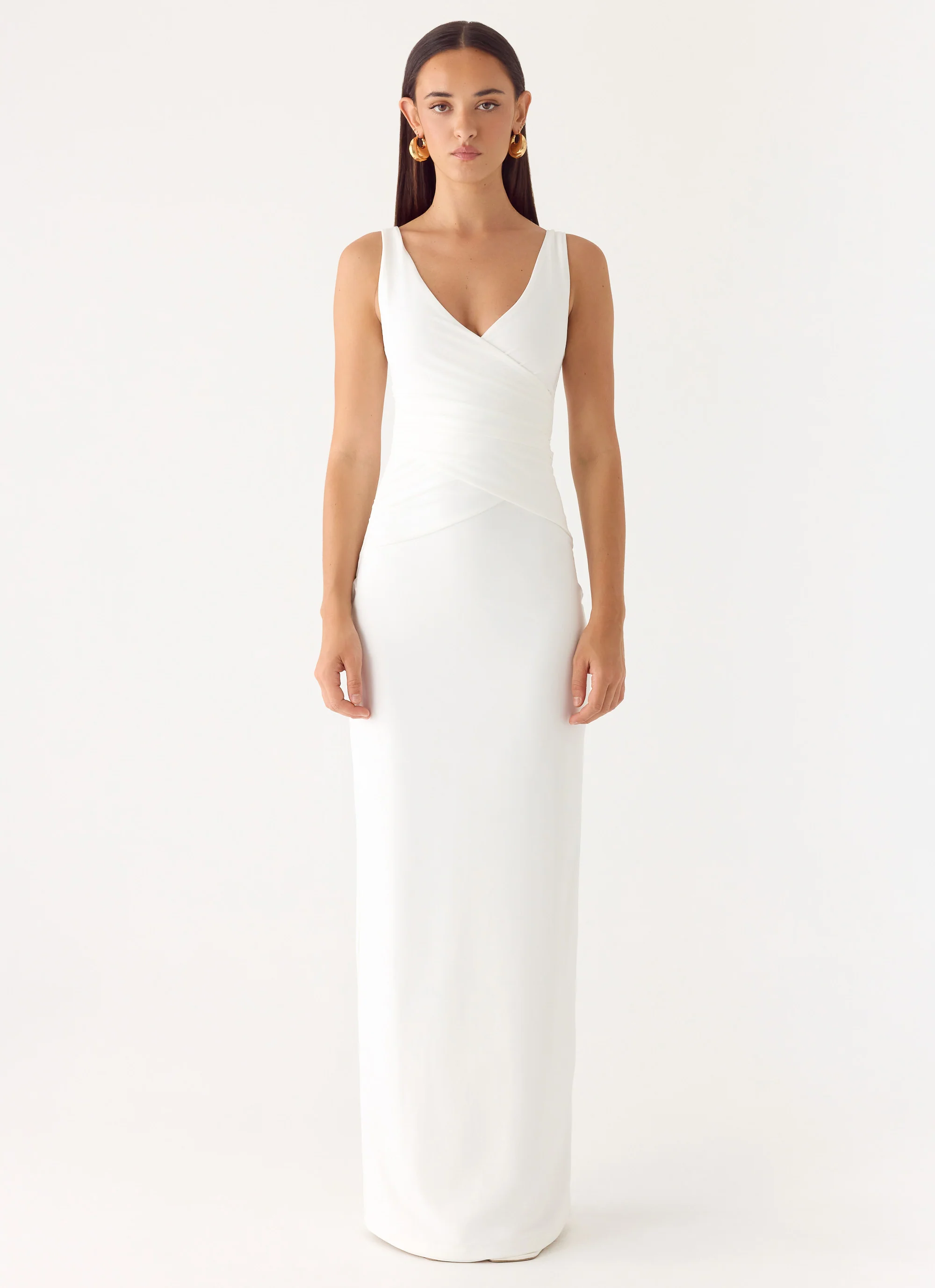 Nerine Maxi Dress - White