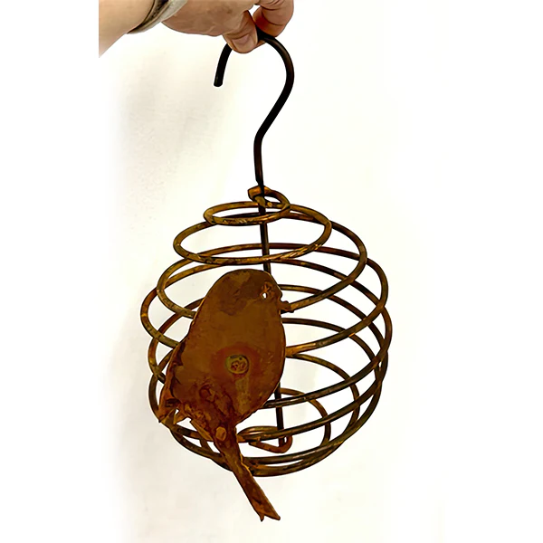 Winged Retreats Hanging Bird Feeder or Nest Starter, Choose Your Style
