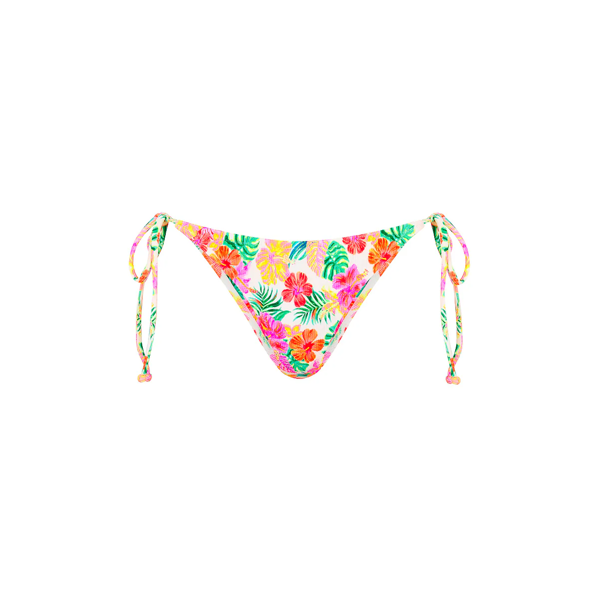 Full Coverage Tie Bikini Bottom - Island Escape