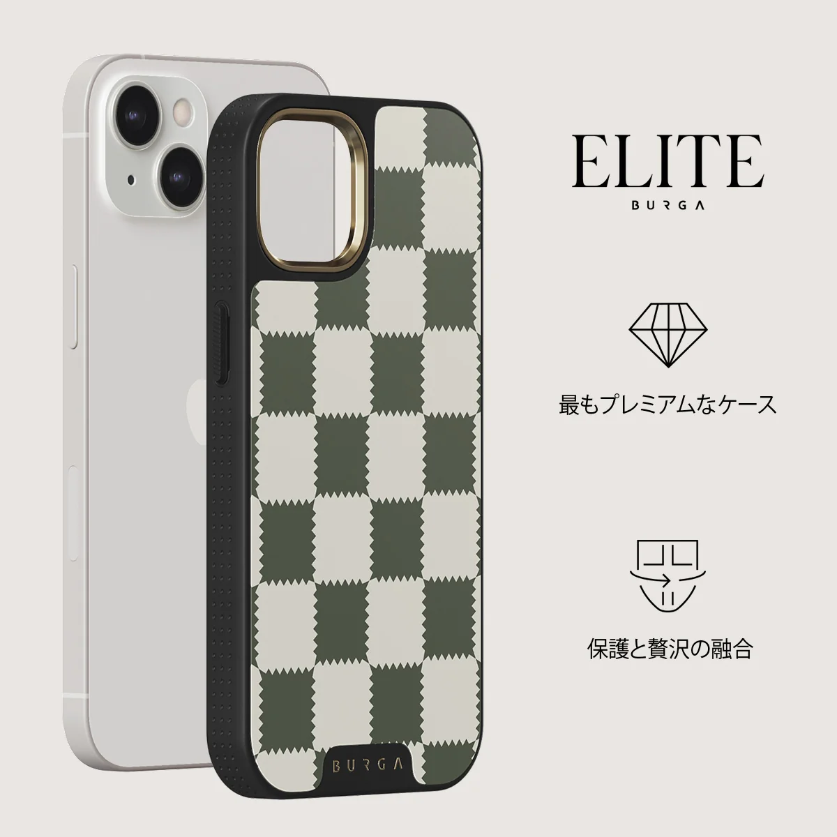 Retro Grid - iPhone 13 ケース