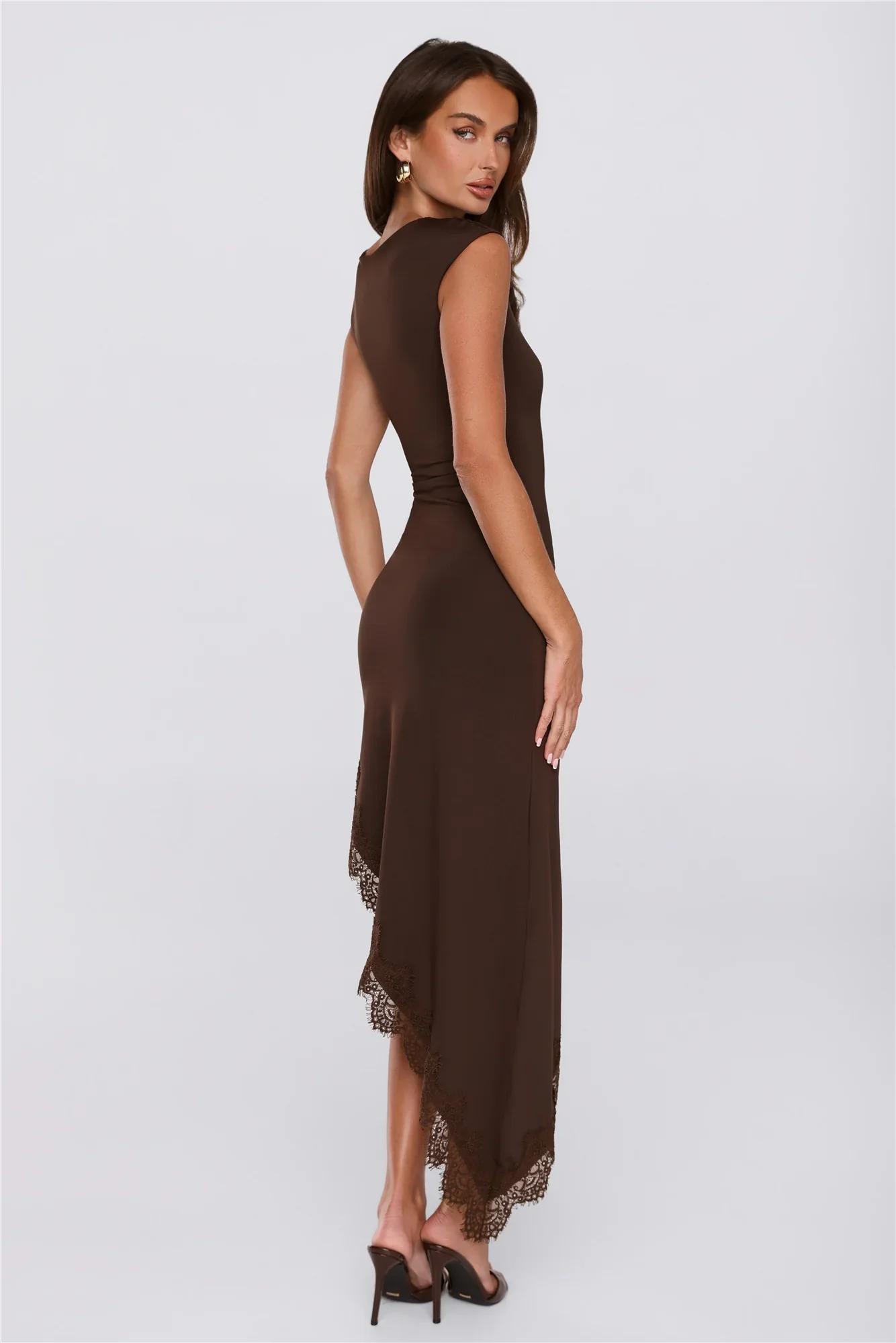 Downtown Energy Maxi Dress Brown