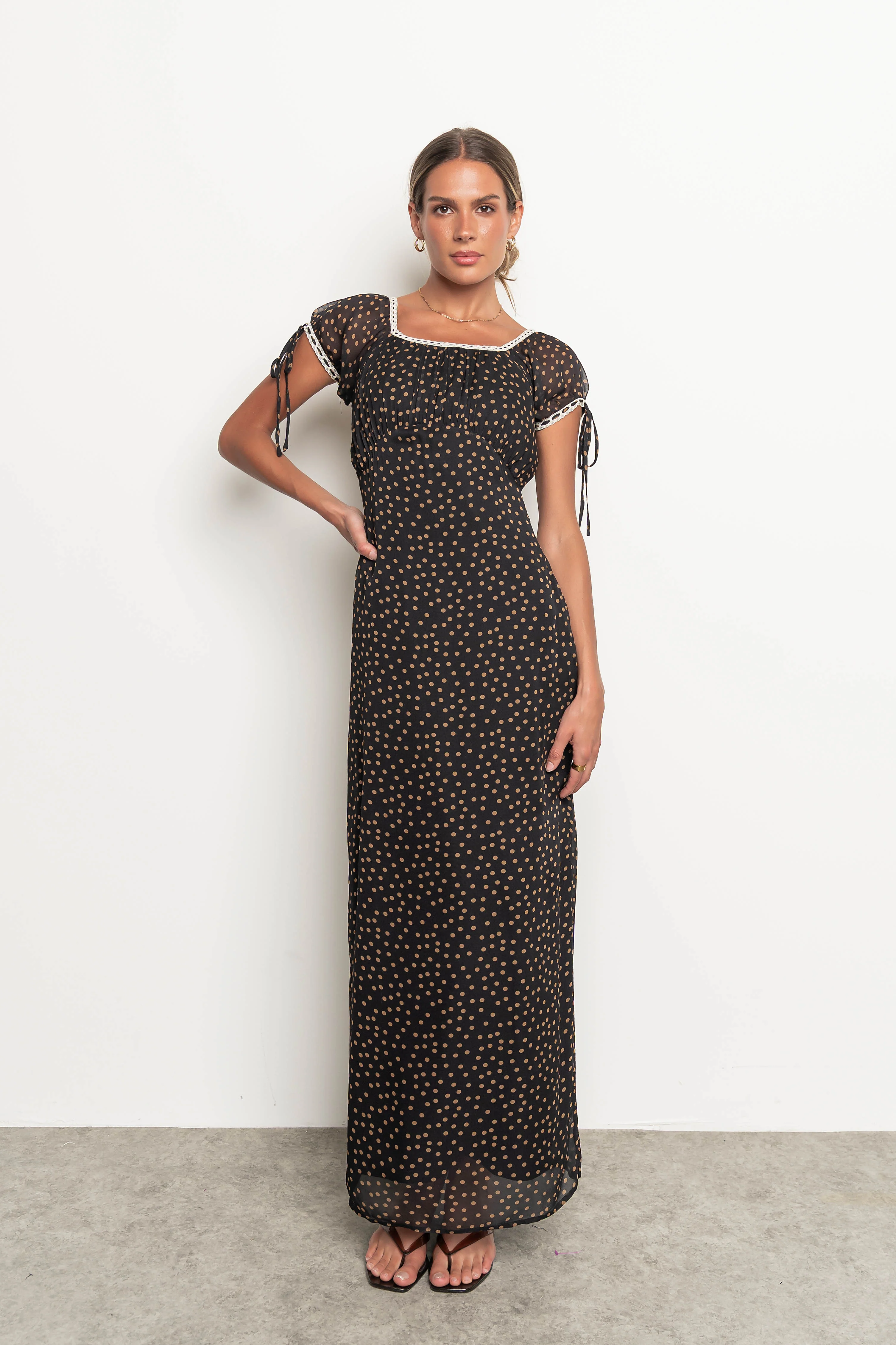 Sophie Polka Dot Maxi Dress