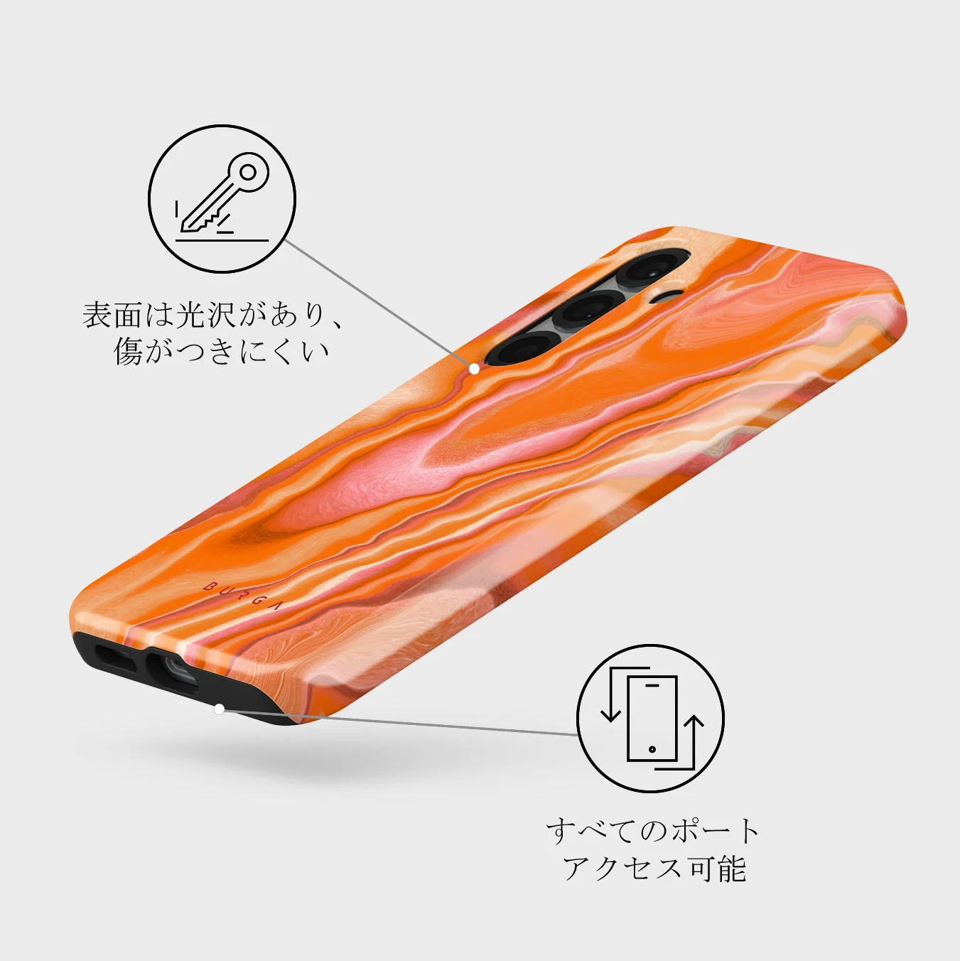 Retro Glow - Samsung Galaxy S25 Plus ケース