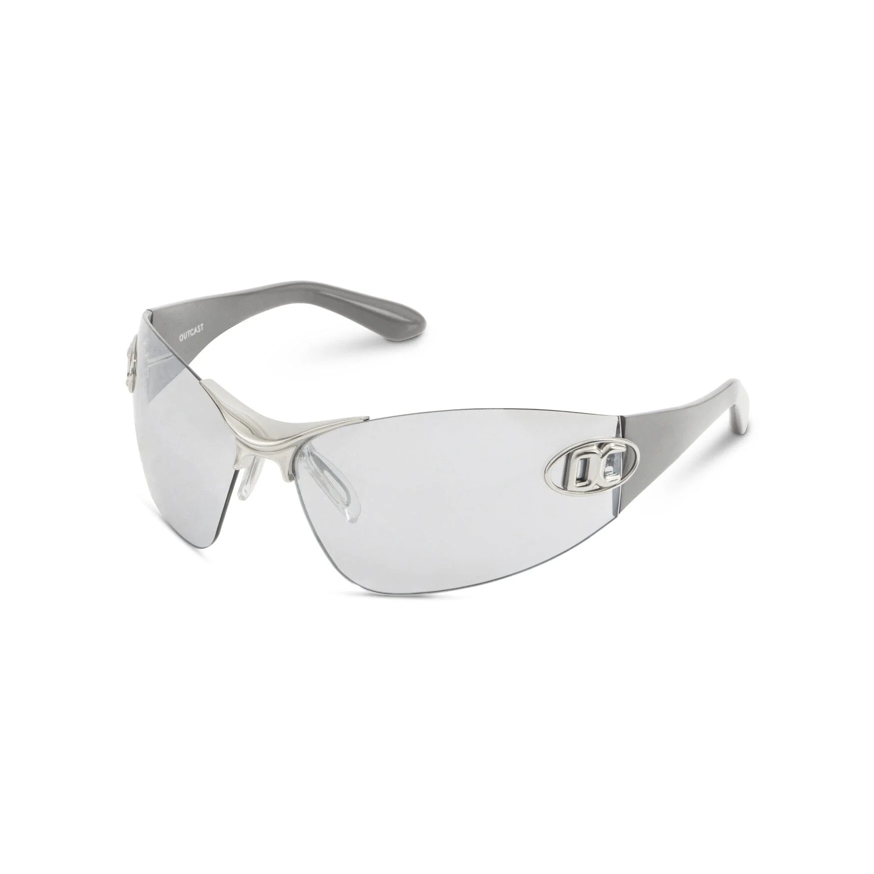 Signature Frameless Sunglasses Silver
