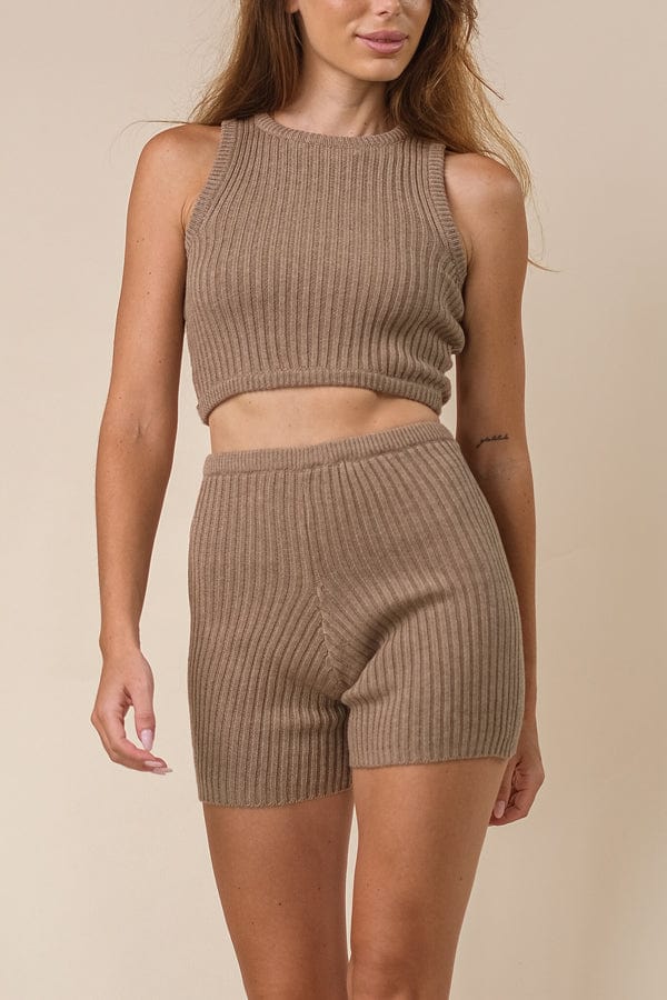 Clea Biker Knit Short