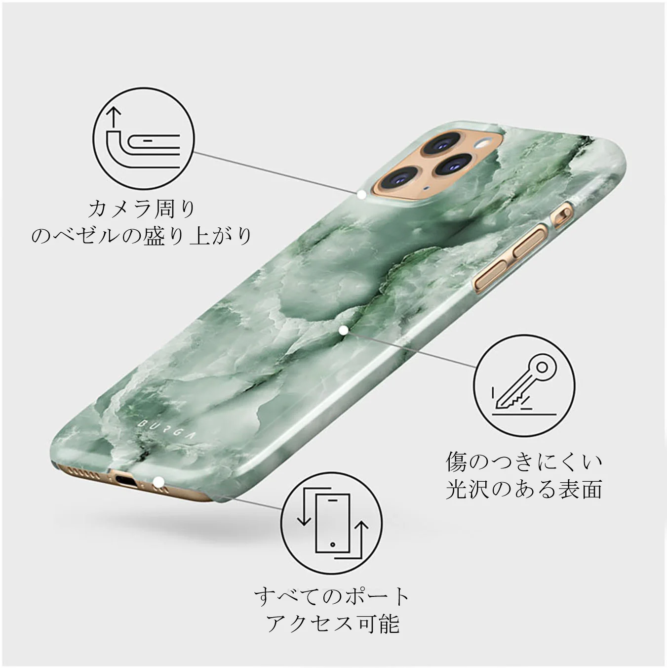 Pistachio Cheesecake - Green iPhone 11 Pro ケース