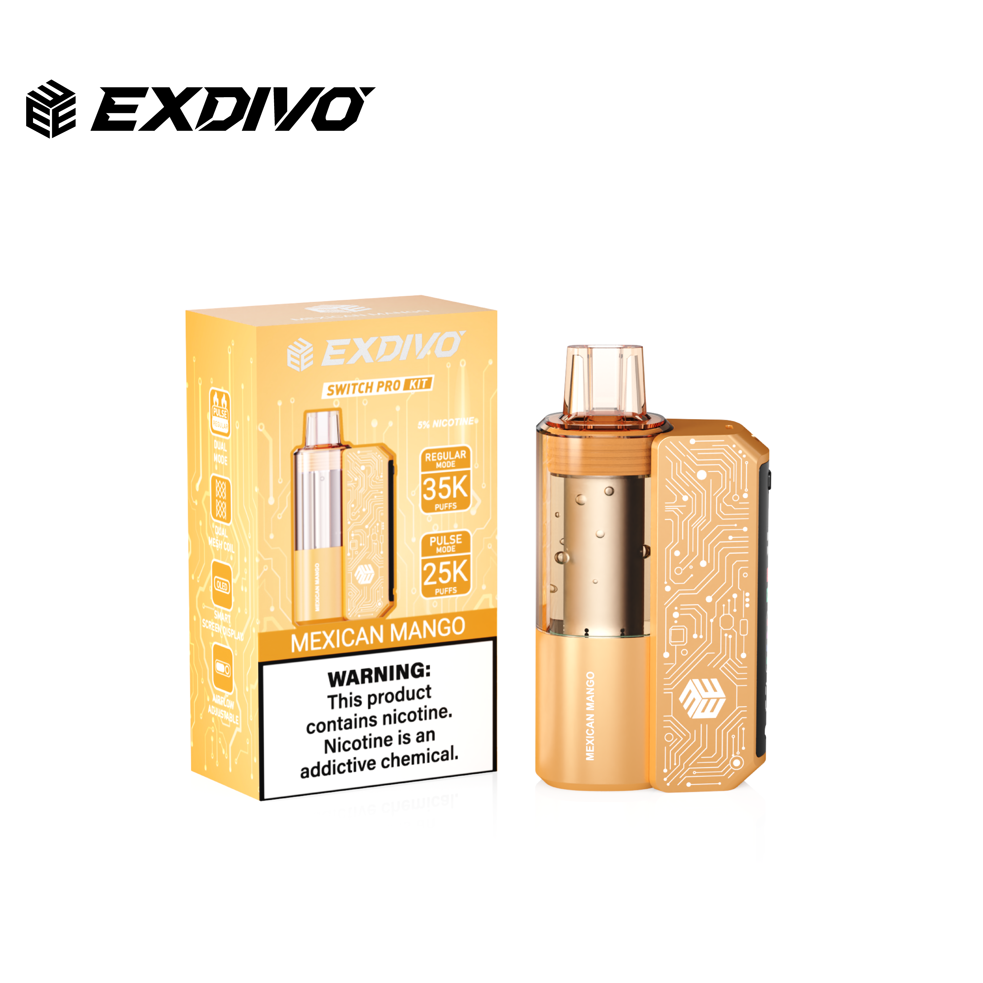 EXDIVO Bright Mirror 35000 Puffs