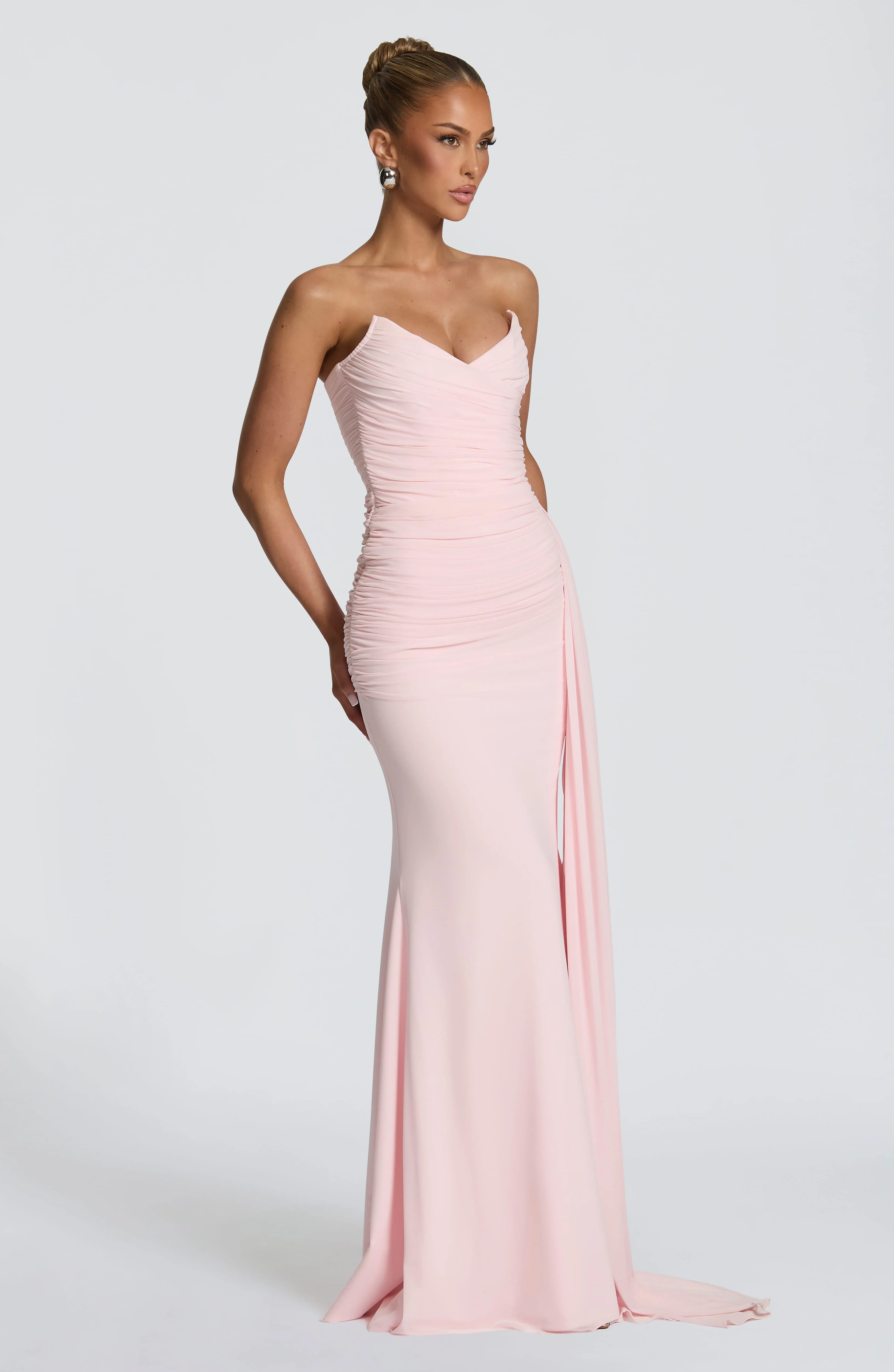Ashika Maxi Dress - Blush