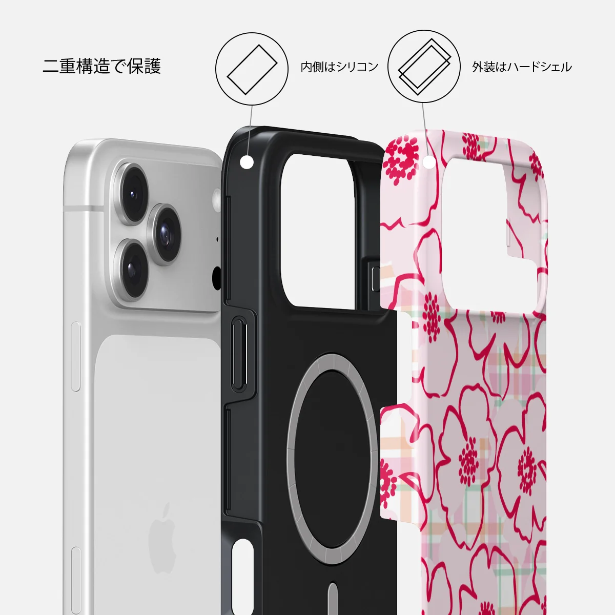 Flower Girl - iPhone 18 Pro ケース