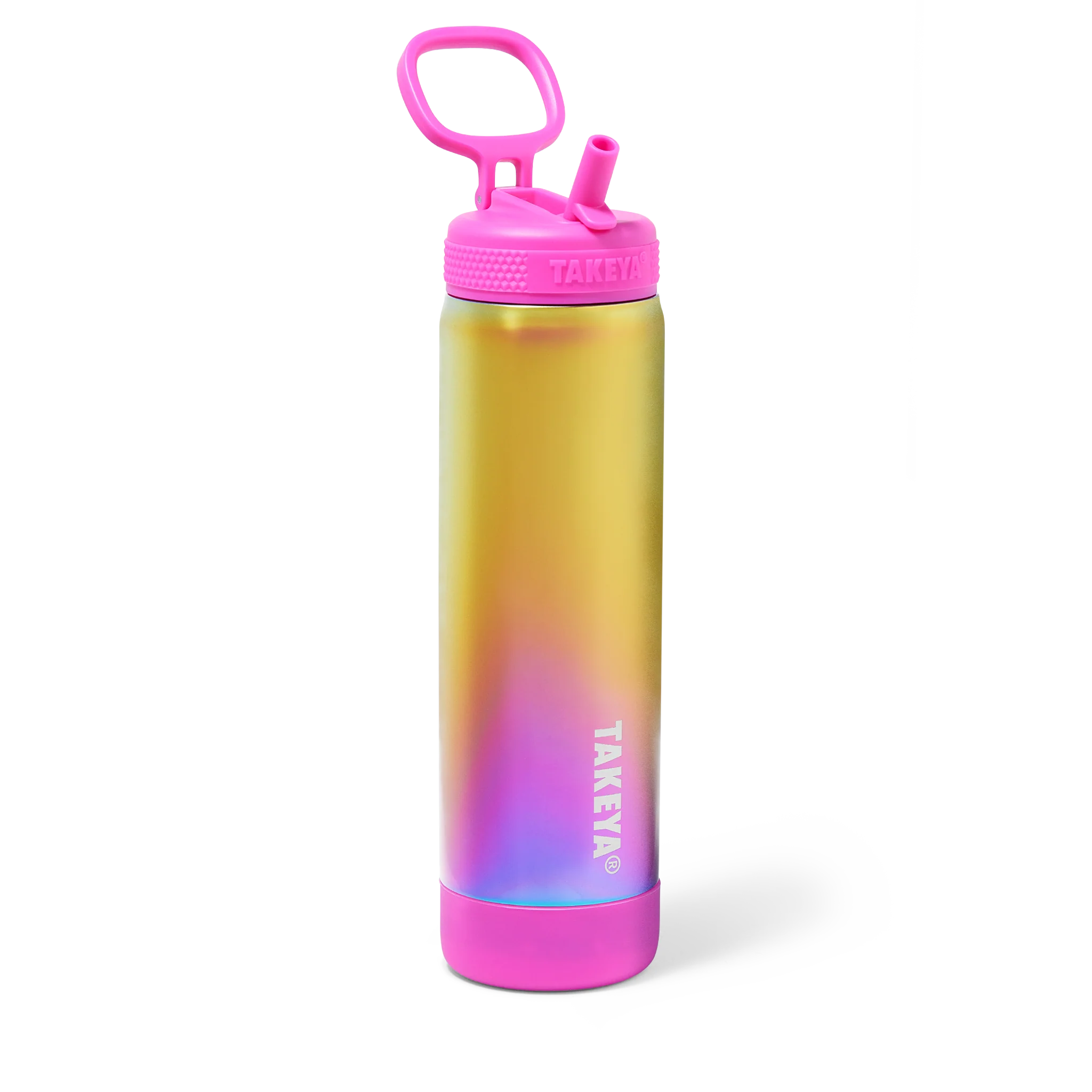 Aurora Water Bottle With Straw Lid
