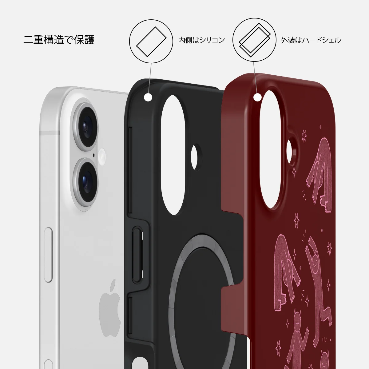 Inner Demons - iPhone 16 ケース