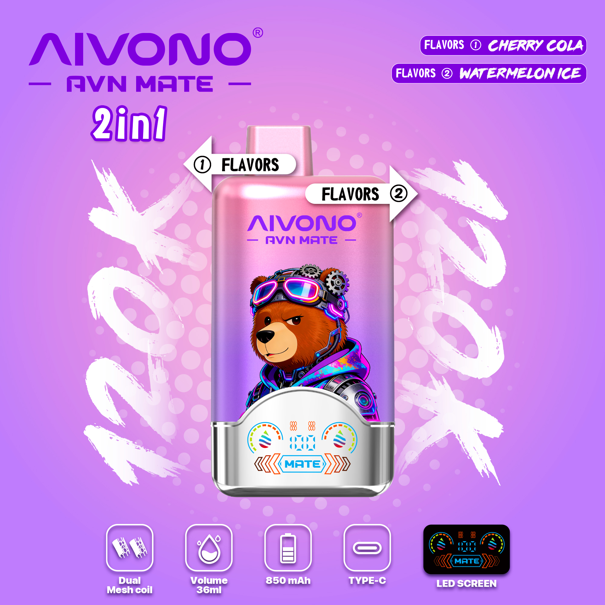 🎉NeuEingetroffen 🎉AIVONO AVN MATE 120000 PUFFS (5 % Nikotingehalt)