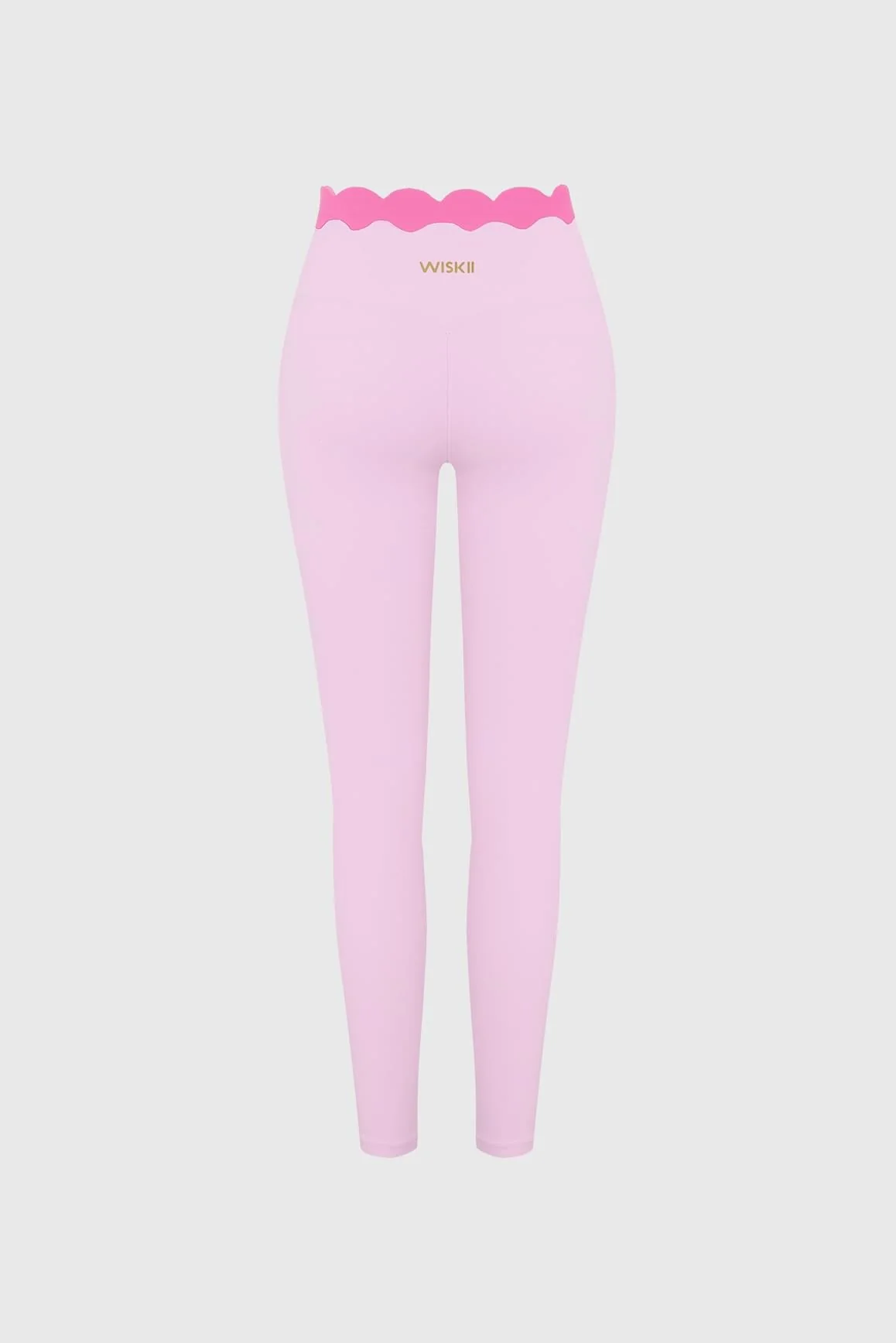 Scallop Contrast Scrunch Legging