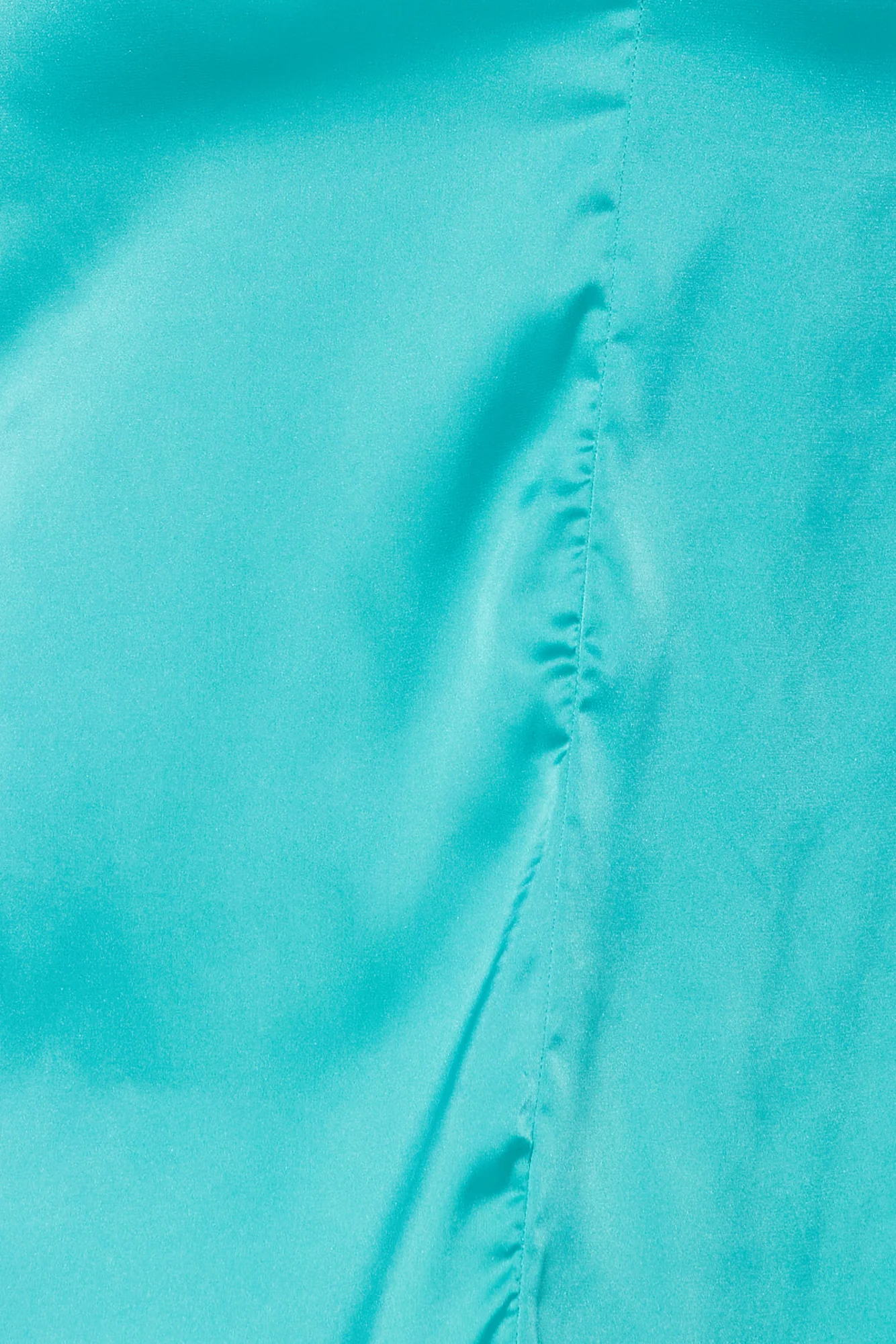 Extra Special One Shoulder Satin Maxi Dress Aqua