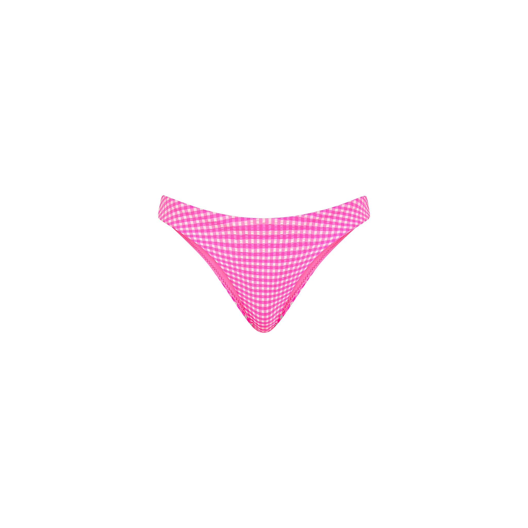 Minimal Full Coverage Bikini Bottom - Pink Diva
