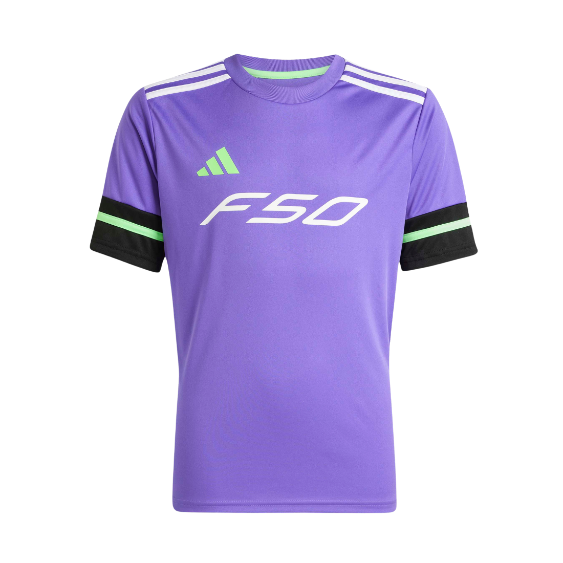 ADIDAS F50 Short Sleeve Junior Jersey Purple JY5980