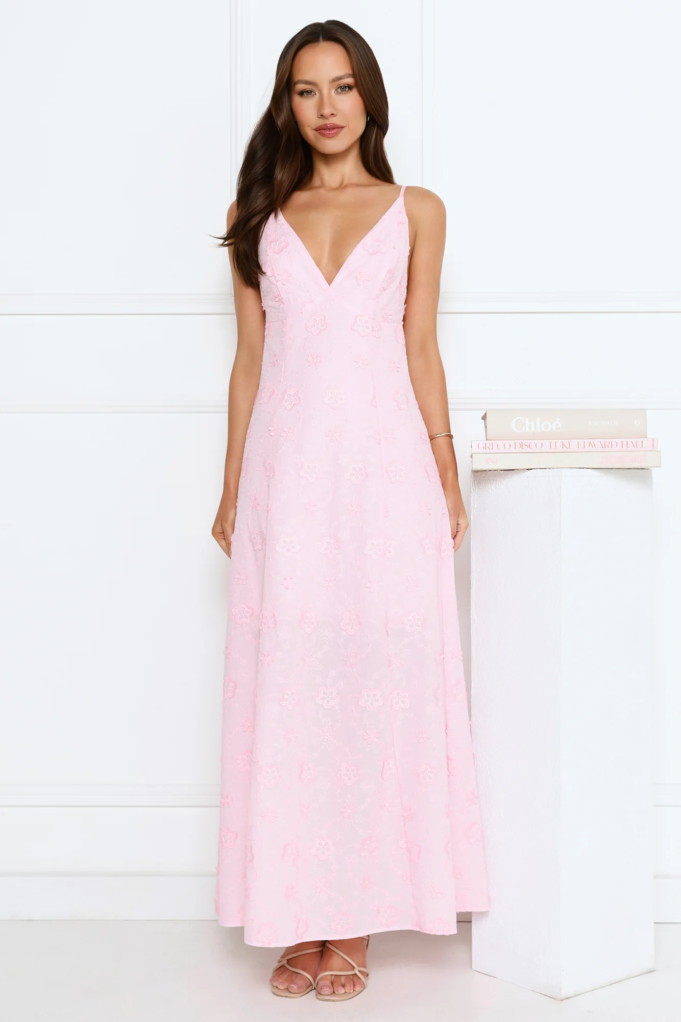 Soft Moonbeam Maxi Dress Pink - luluinthesky