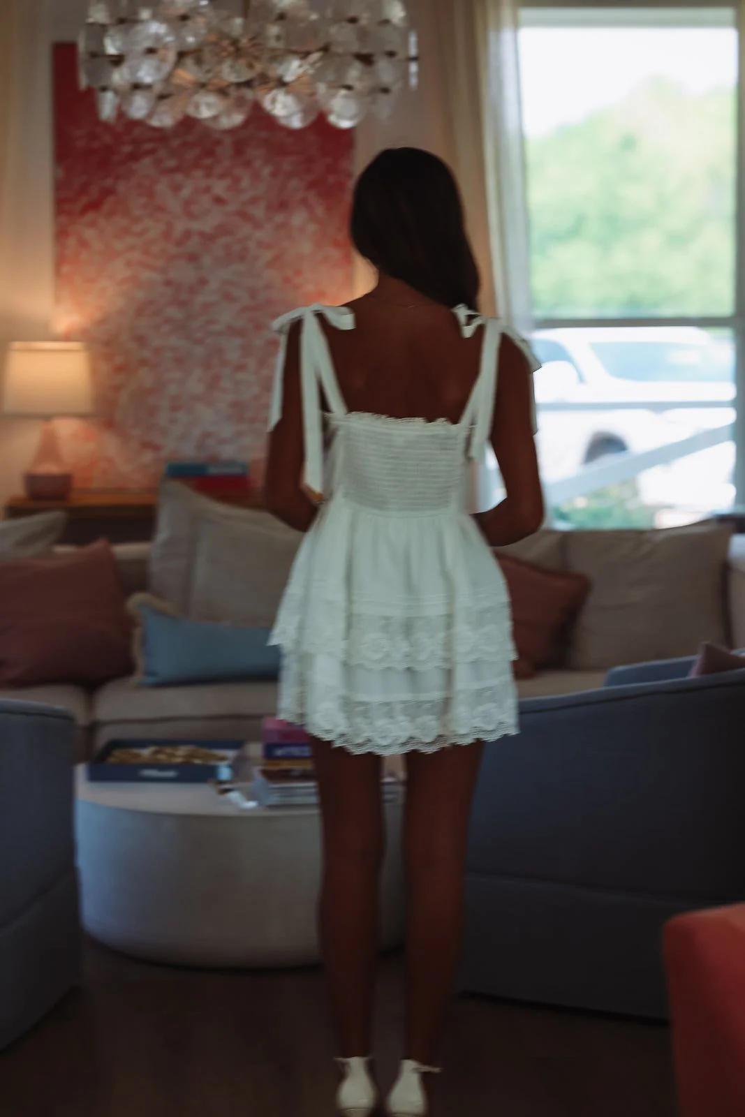 I'm Ready Mini Dress - White - luluinthesky